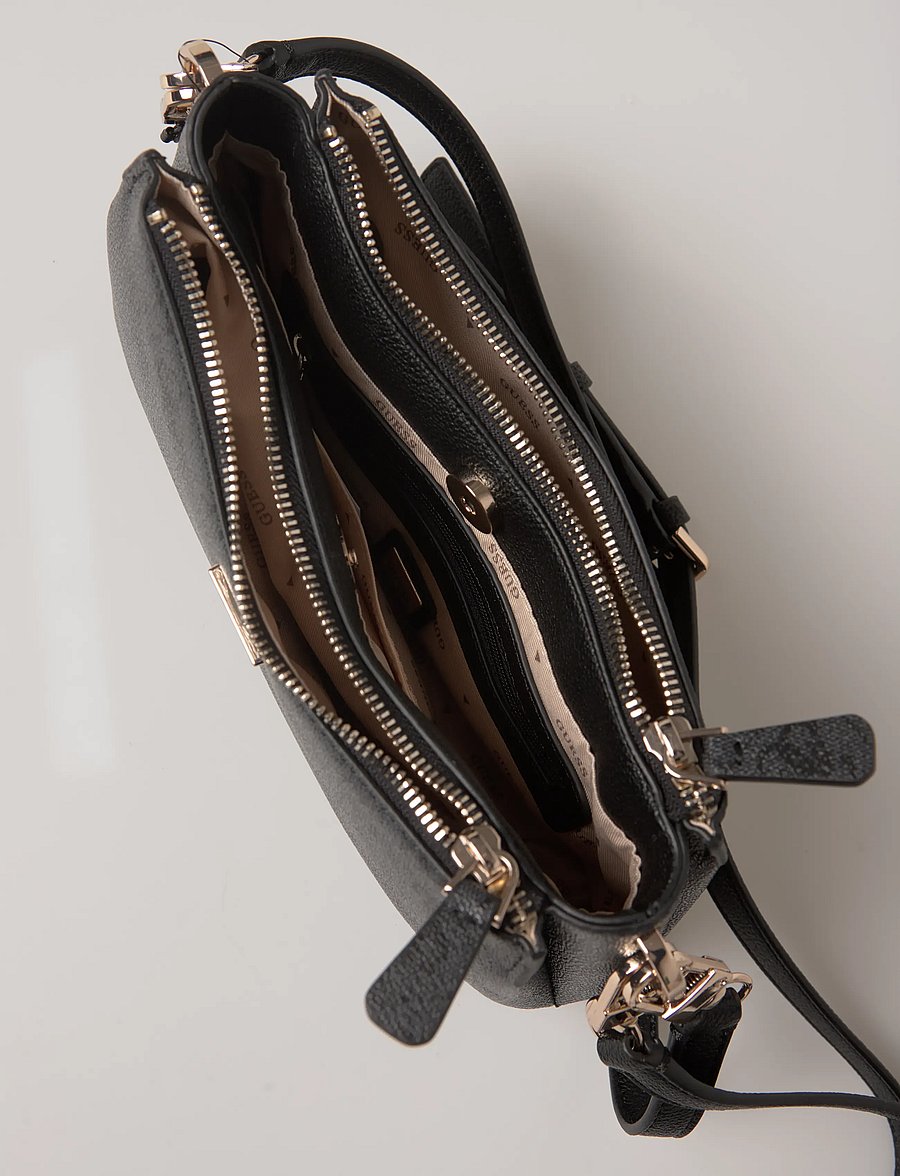 GUESS - NOELLE II 3 COMP SHLDR XBODY - alltags-style - coal logo - 5