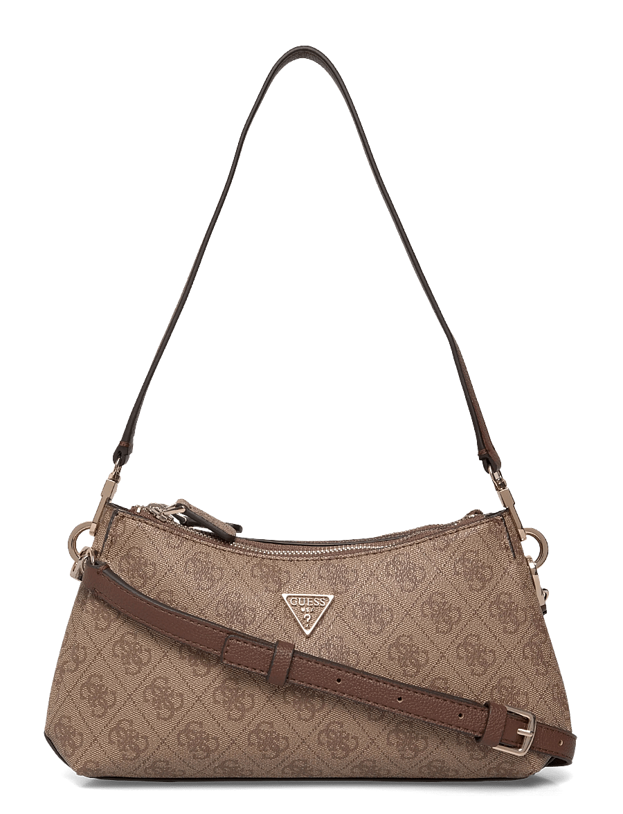 GUESS - NOELLE II 3 COMP SHLDR XBODY - vardagsstil - latte logo/brown - 0
