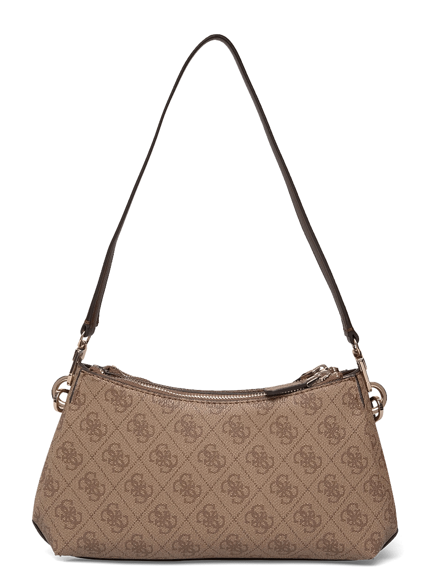 GUESS - NOELLE II 3 COMP SHLDR XBODY - vardagsstil - latte logo/brown - 1