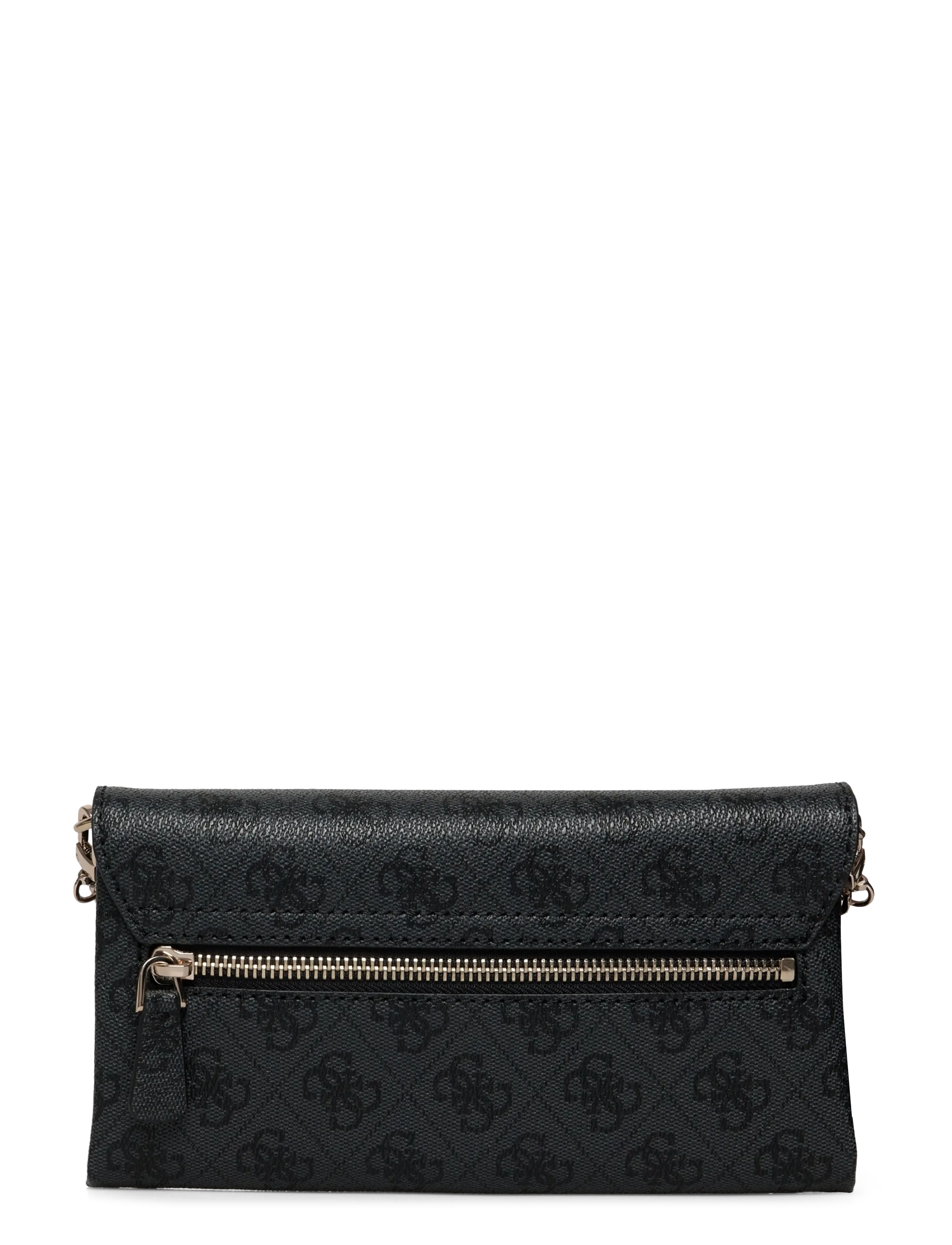 GUESS - NOELLE II XBODY FLAP ORGANIZER - crossbody bags - coal logo - 1