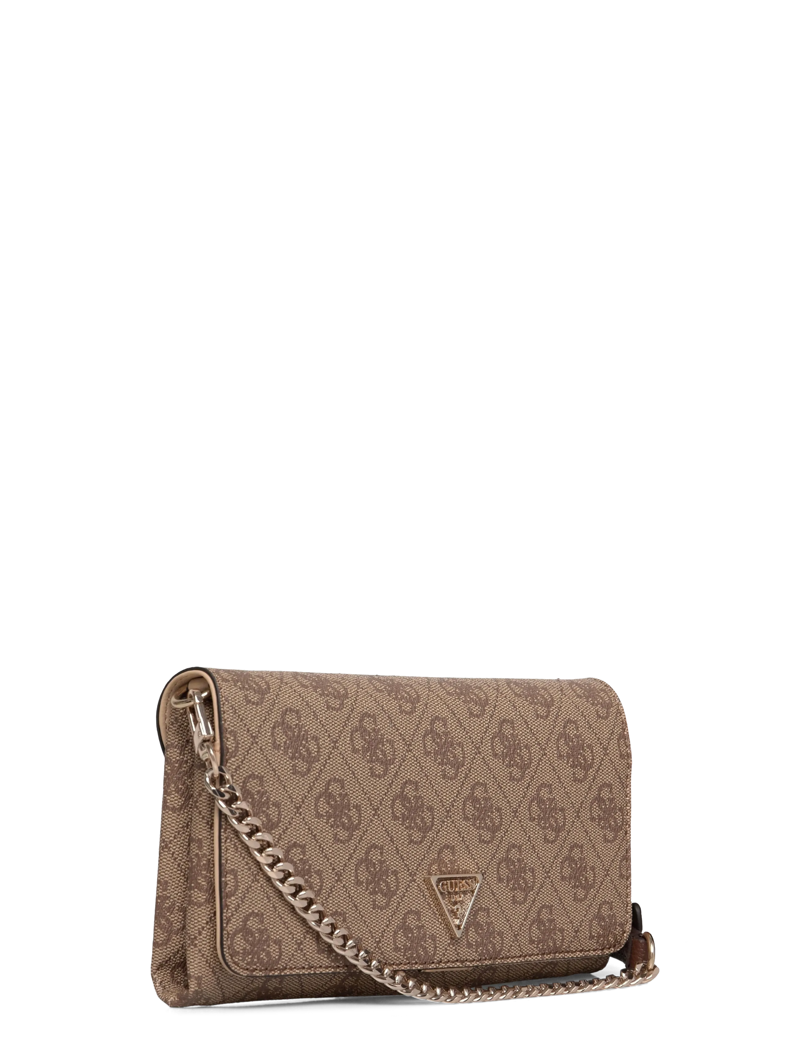 GUESS - NOELLE II XBODY FLAP ORGANIZER - crossbody bags - latte logo/brown - 2