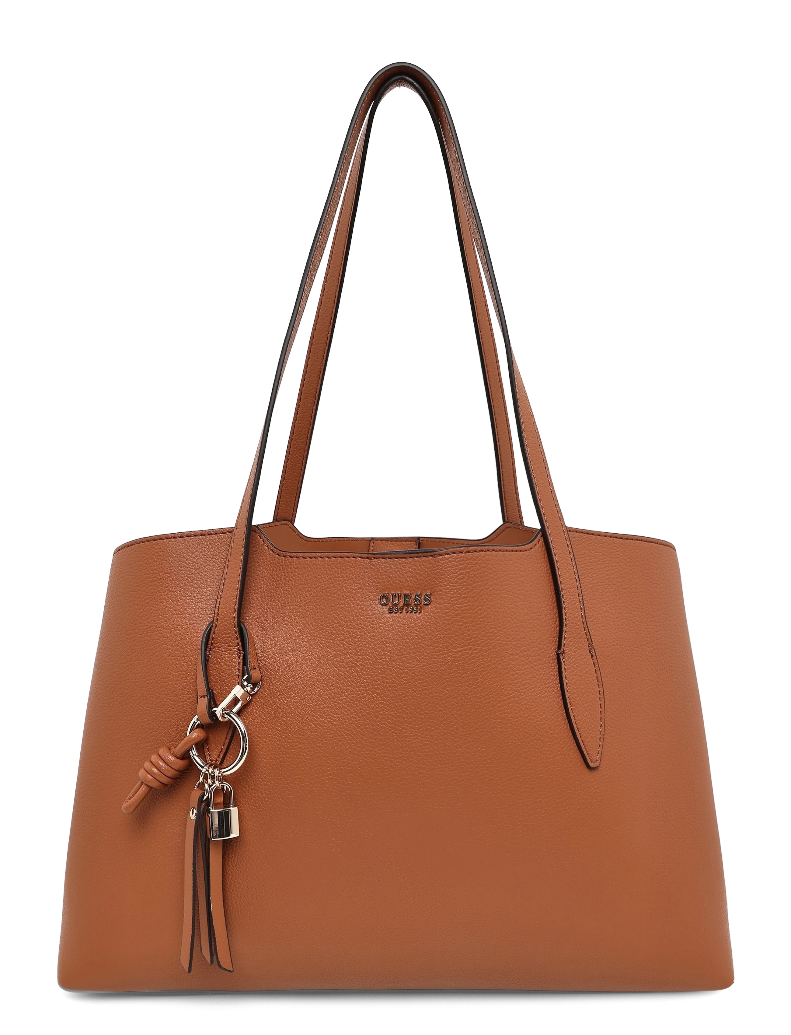GUESS MELODY 2 IN 1 TOTE - Ostu- ja kandekotid - CARAMEL / brown