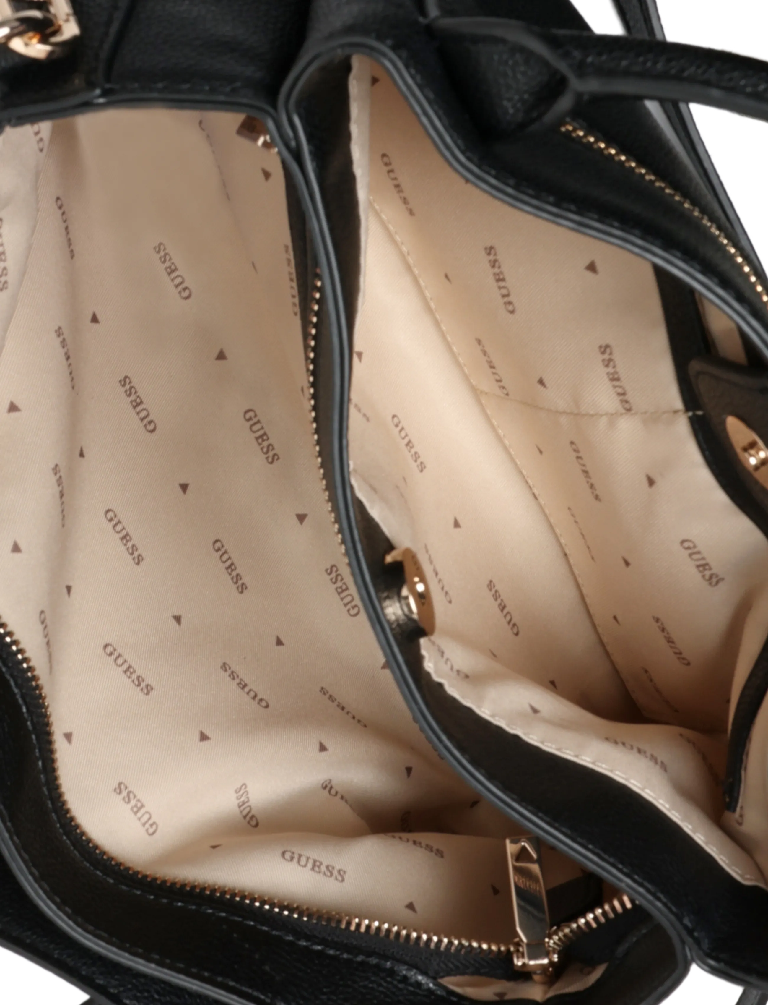GUESS - CAMELIA 3 COMP SATCHEL - black - 4