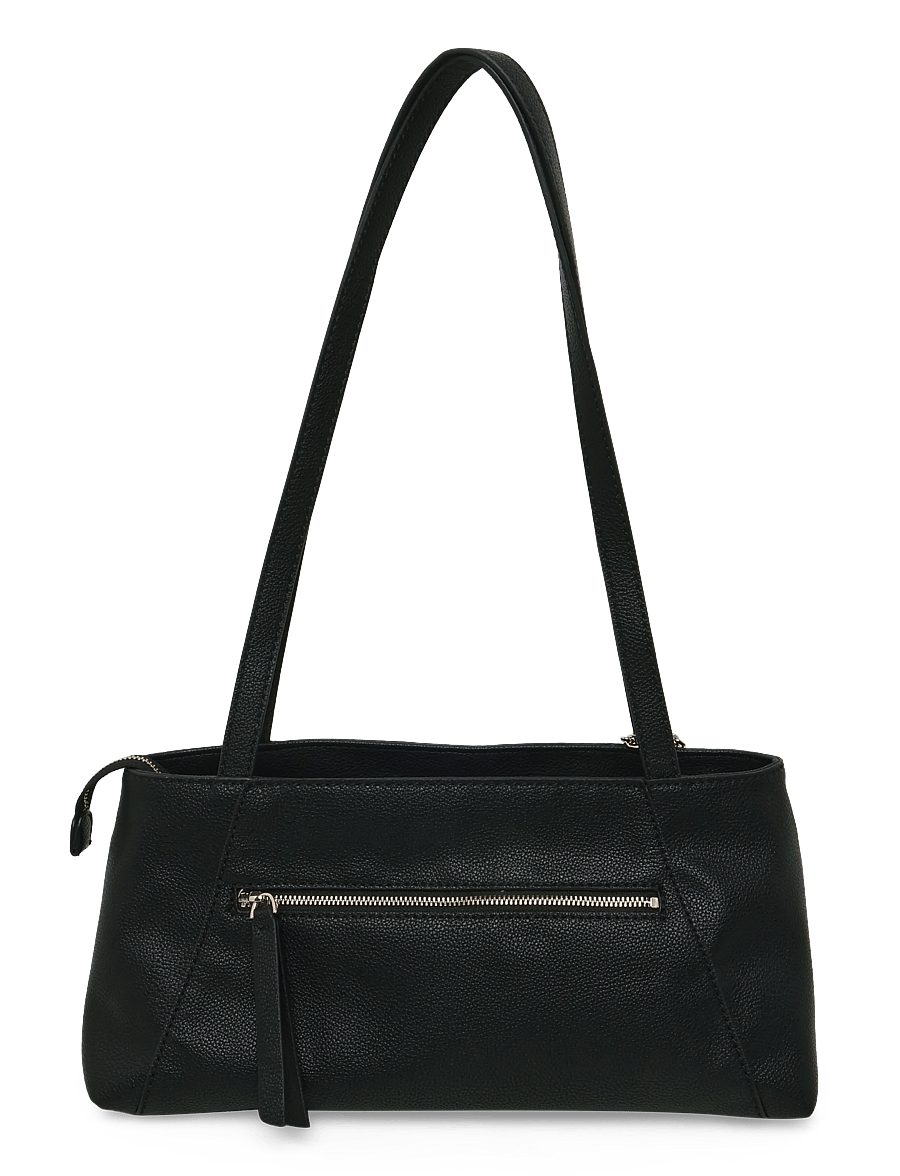 GUESS - DEVON SHOULDER SATCHEL - vardagsstil - black - 1