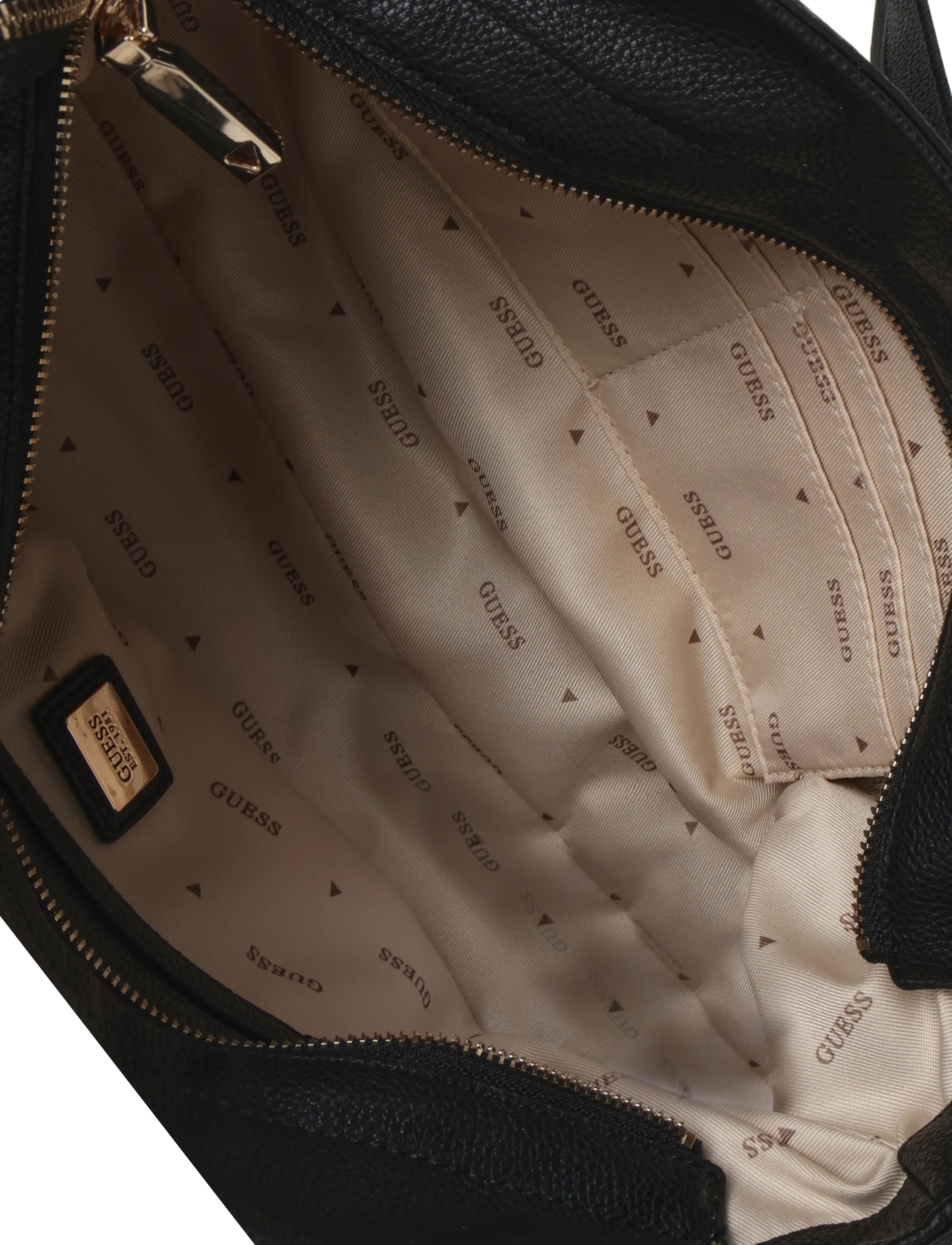 GUESS - DEVON SHOULDER SATCHEL - vardagsstil - black - 3