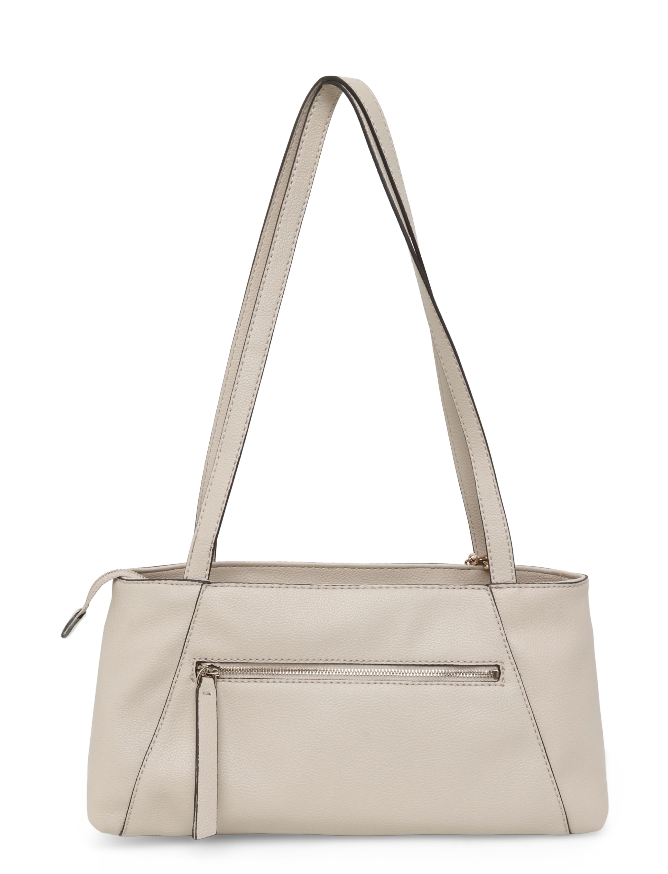 GUESS - DEVON SHOULDER SATCHEL - vardagsstil - light taupe - 1