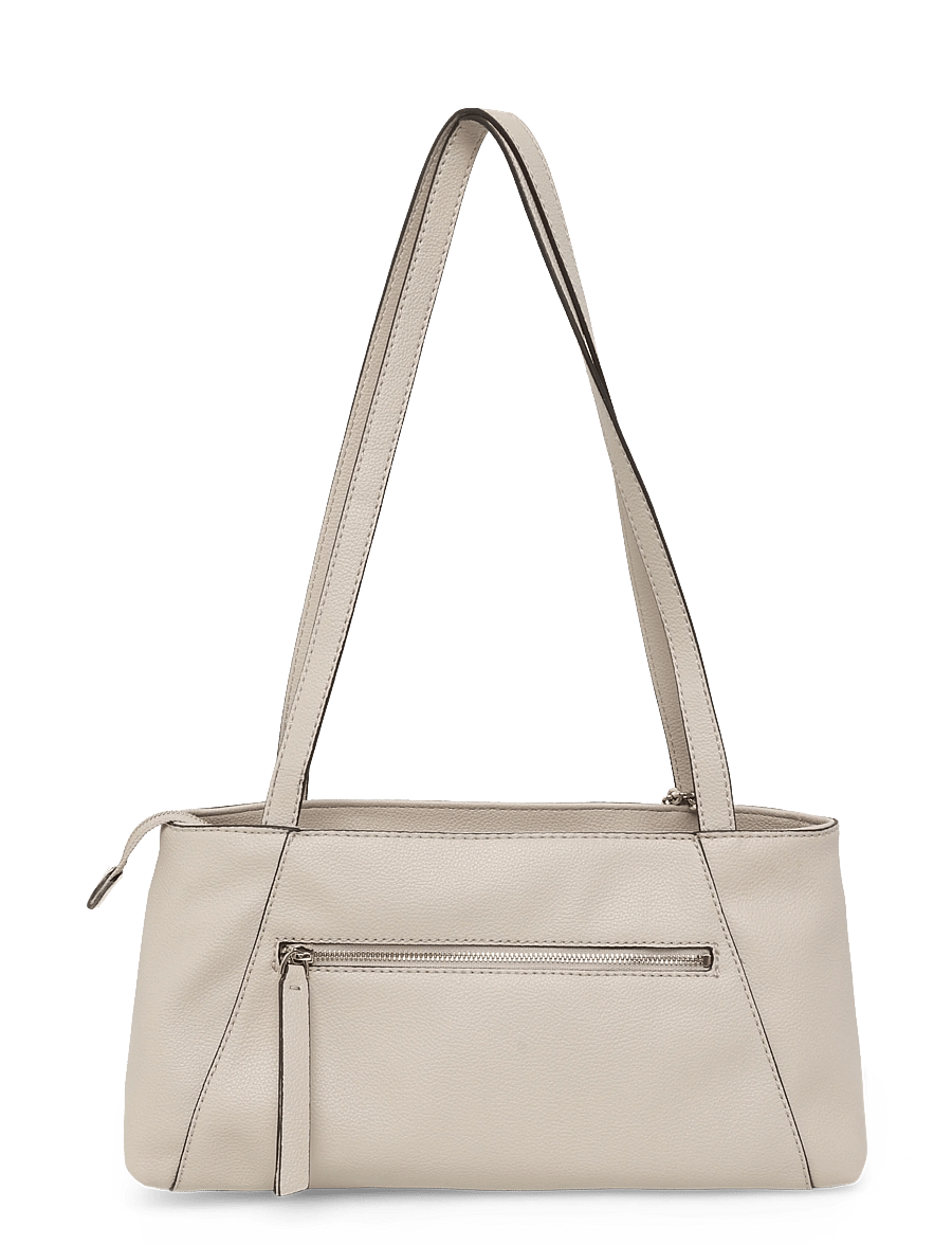 GUESS - DEVON SHOULDER SATCHEL - vardagsstil - light taupe - 1