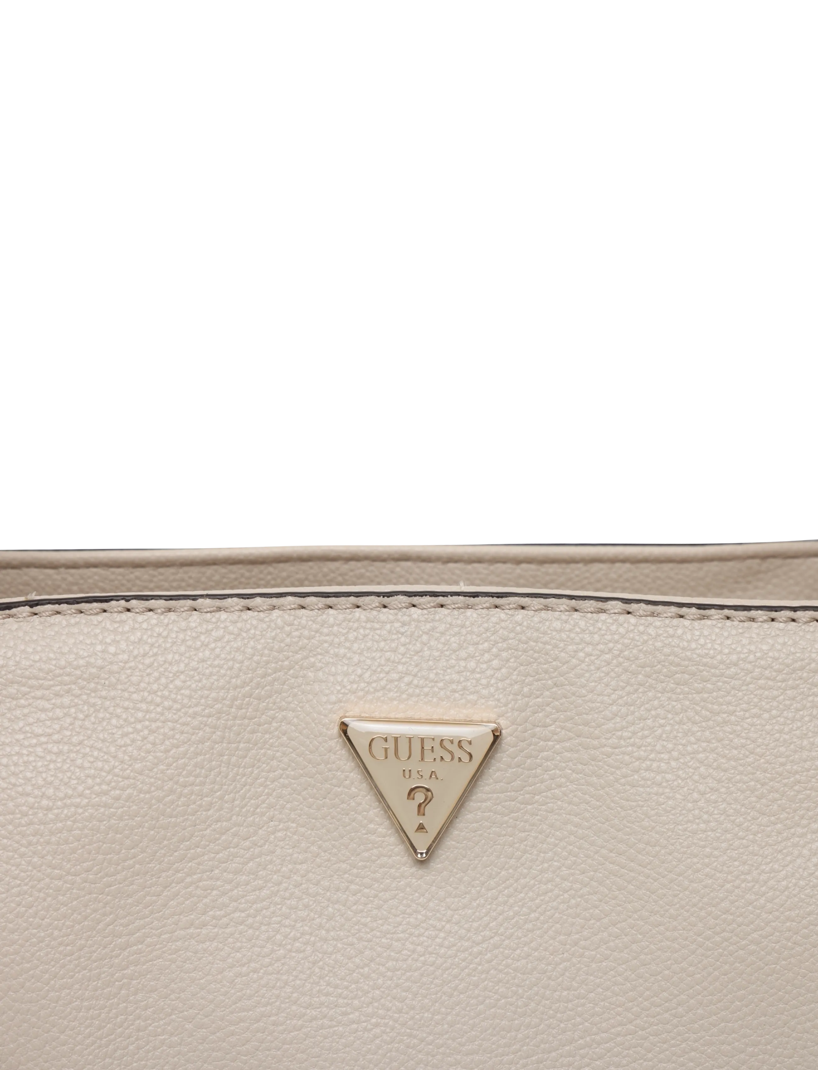 GUESS - DEVON SHOULDER SATCHEL - vardagsstil - light taupe - 2
