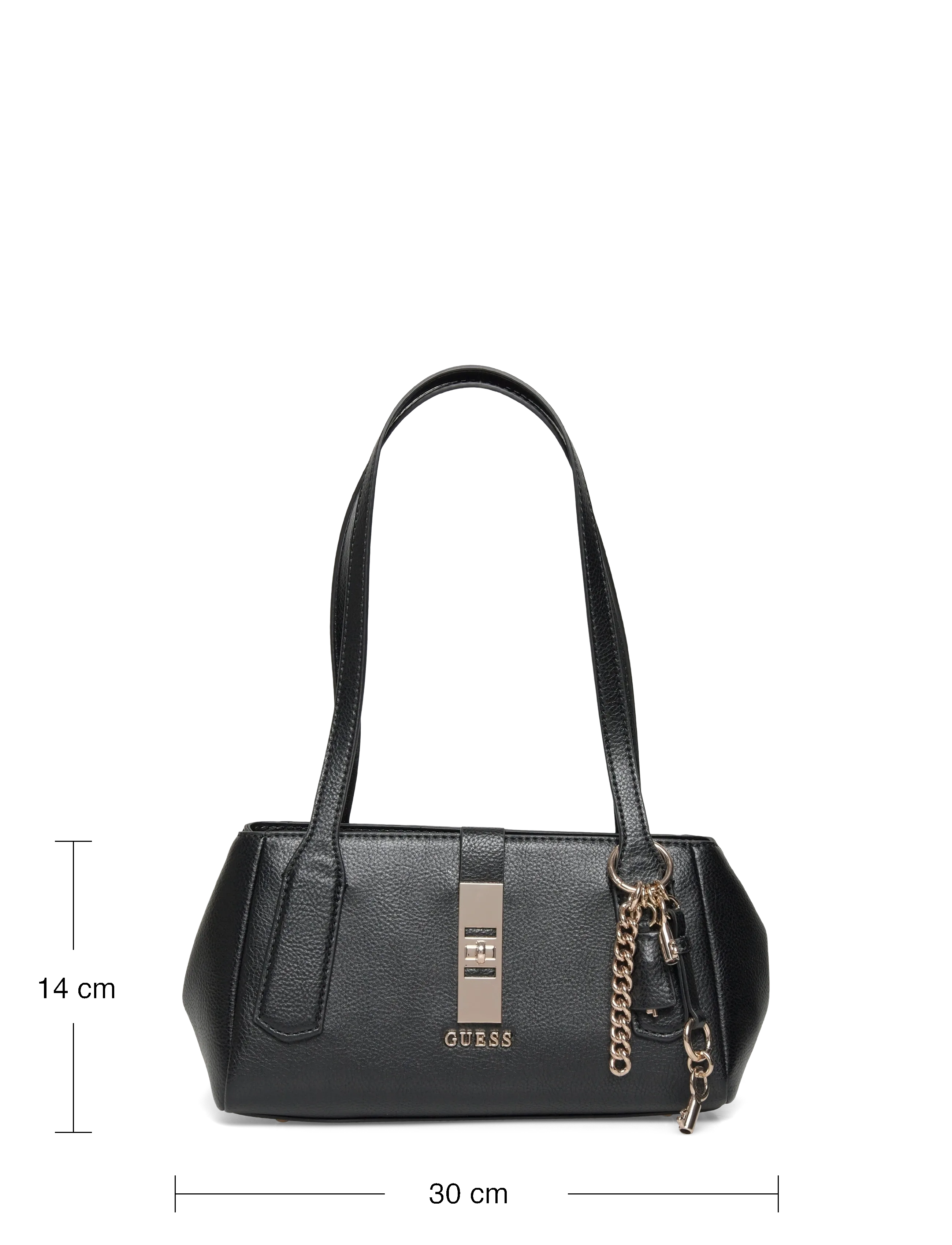 GUESS - BROOKE SHOULDER SATCHEL - hverdagsstil - black - 3