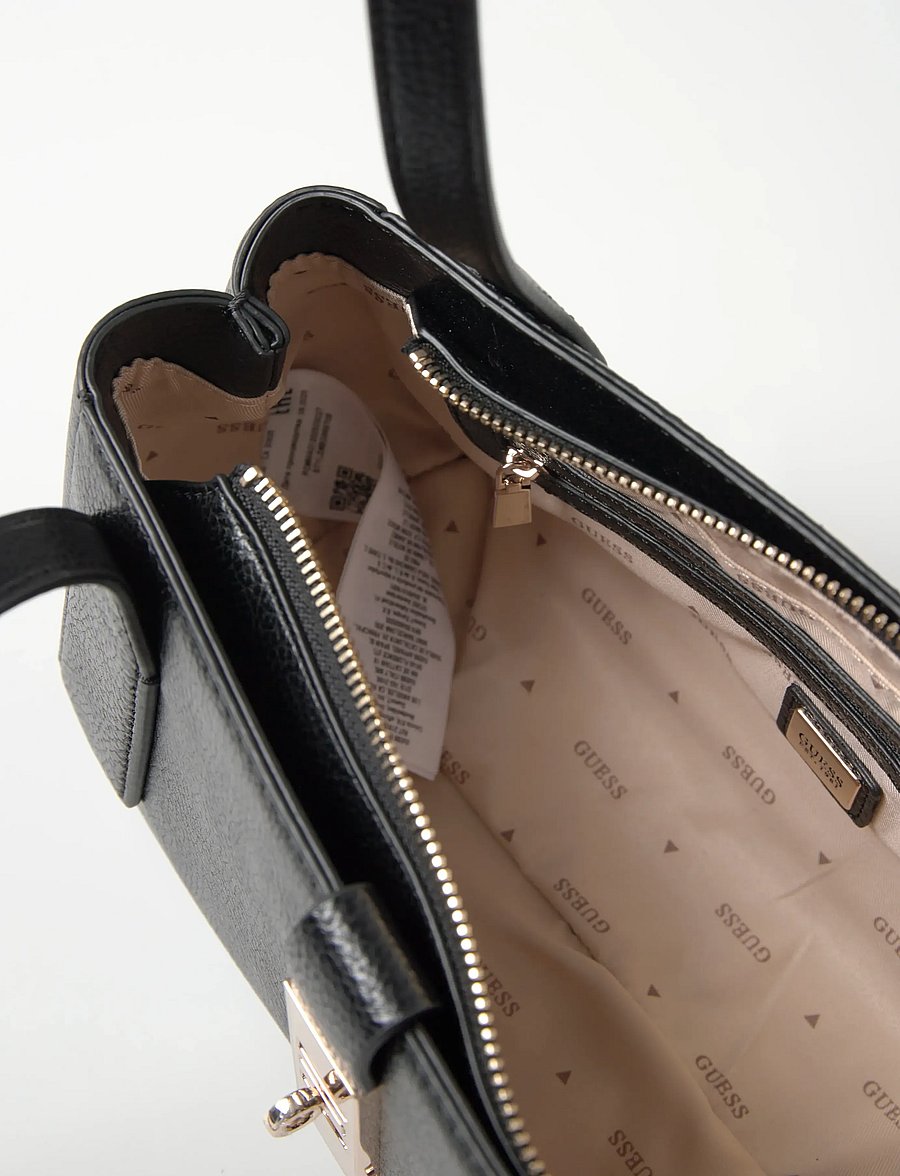 GUESS - BROOKE SHOULDER SATCHEL - everyday style - black - 5
