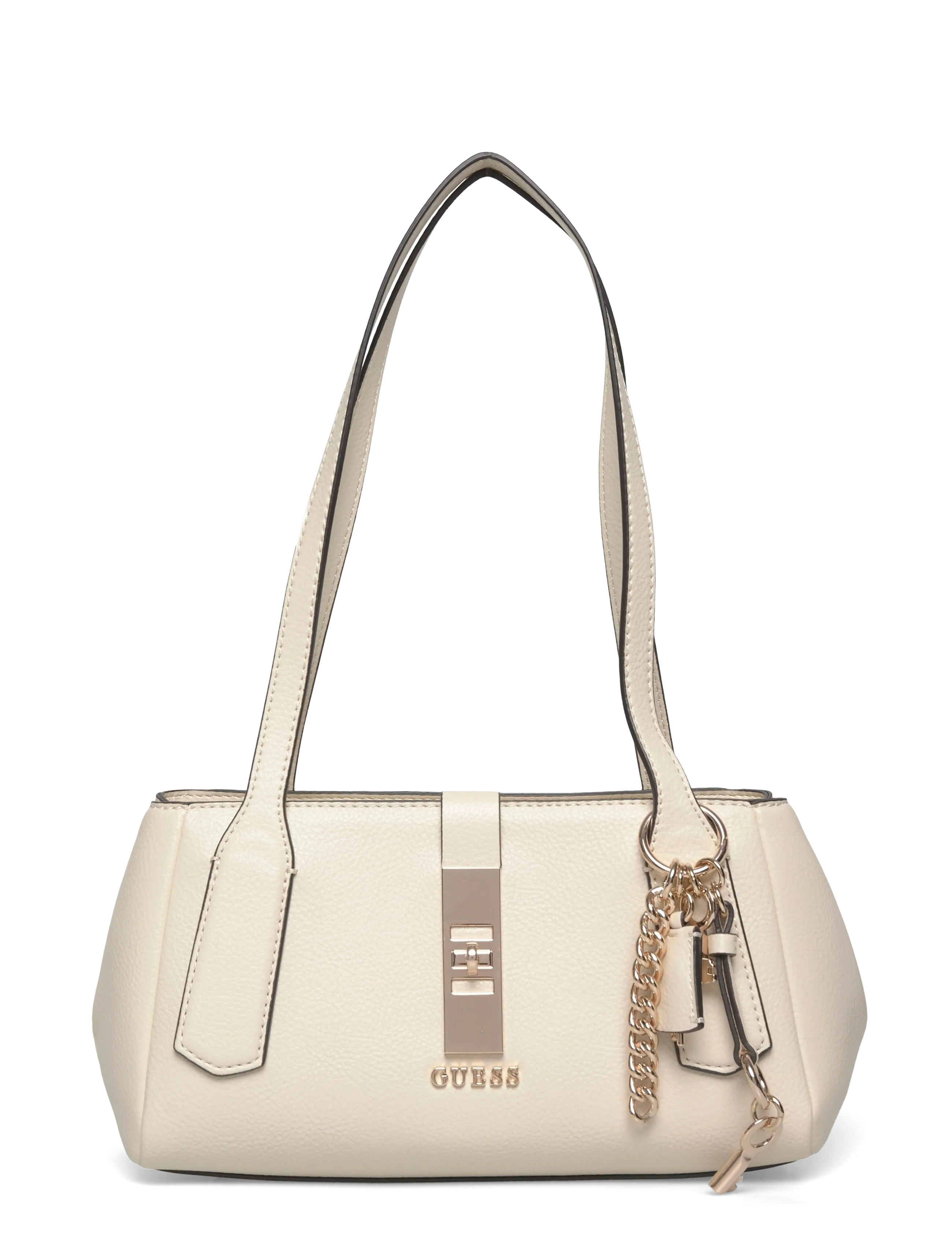 GUESS Brooke Shoulder Satchel, One Size, Bags, Creme - Small Bags-crossbody Frauen