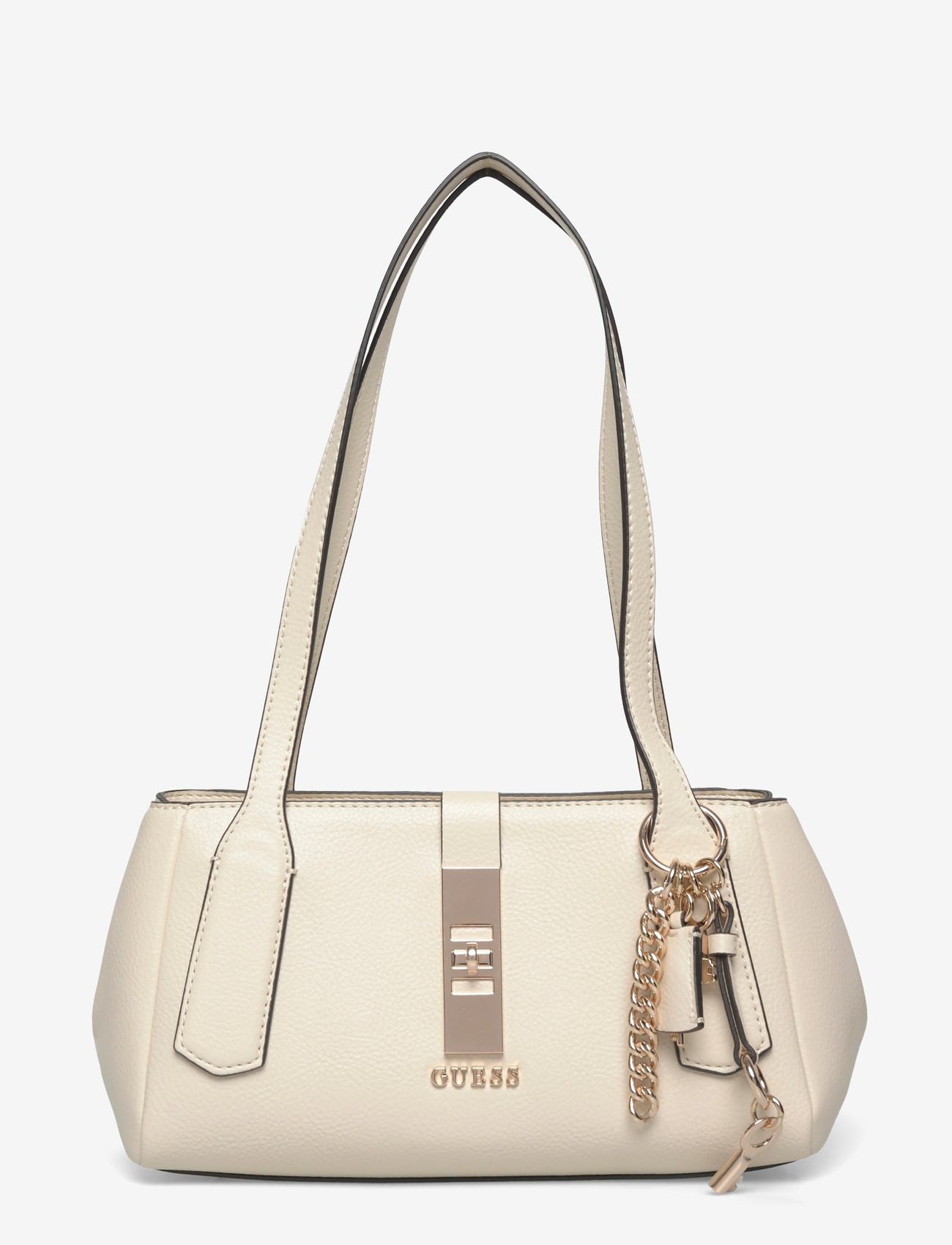 GUESS - BROOKE SHOULDER SATCHEL - hverdags stil - off white - 0