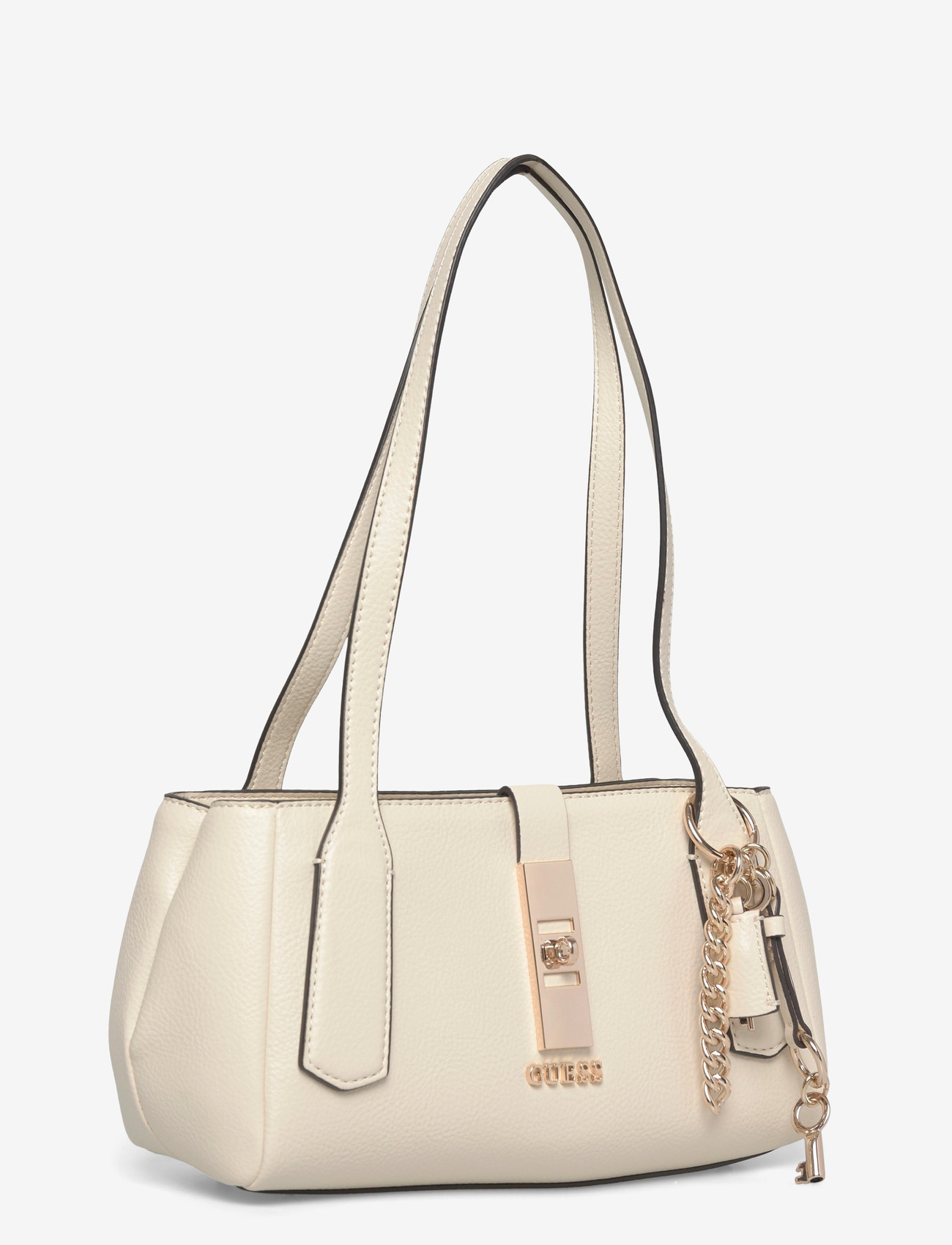 GUESS - BROOKE SHOULDER SATCHEL - hverdags stil - off white - 2