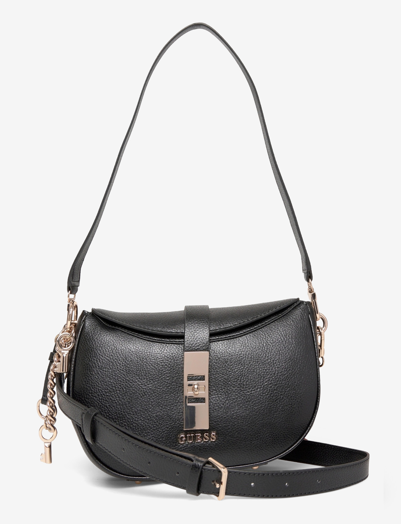 GUESS - BROOKE SHOULDER BAG - særlige begivenheder - black - 0