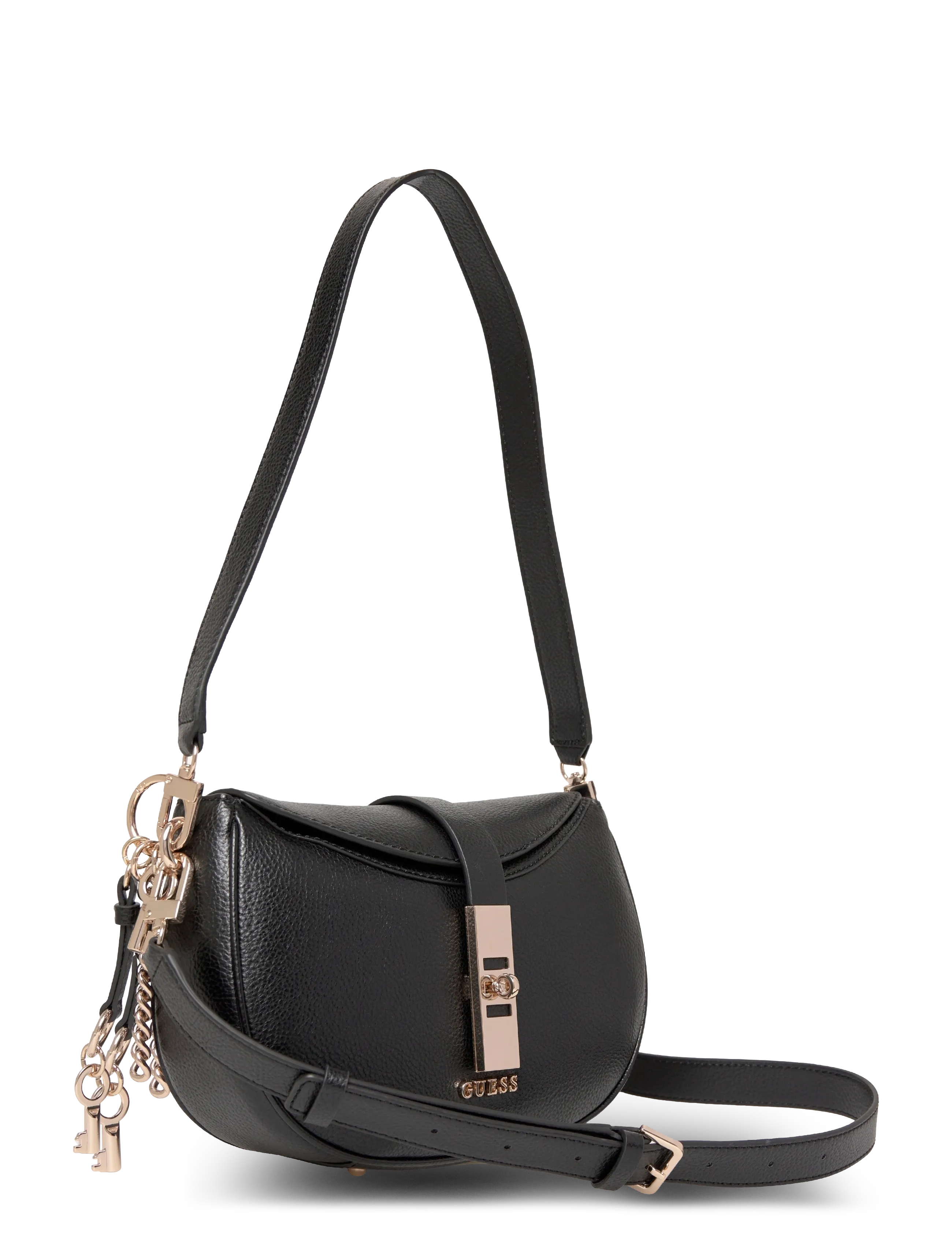 GUESS - BROOKE SHOULDER BAG - alltags-style - black - 2