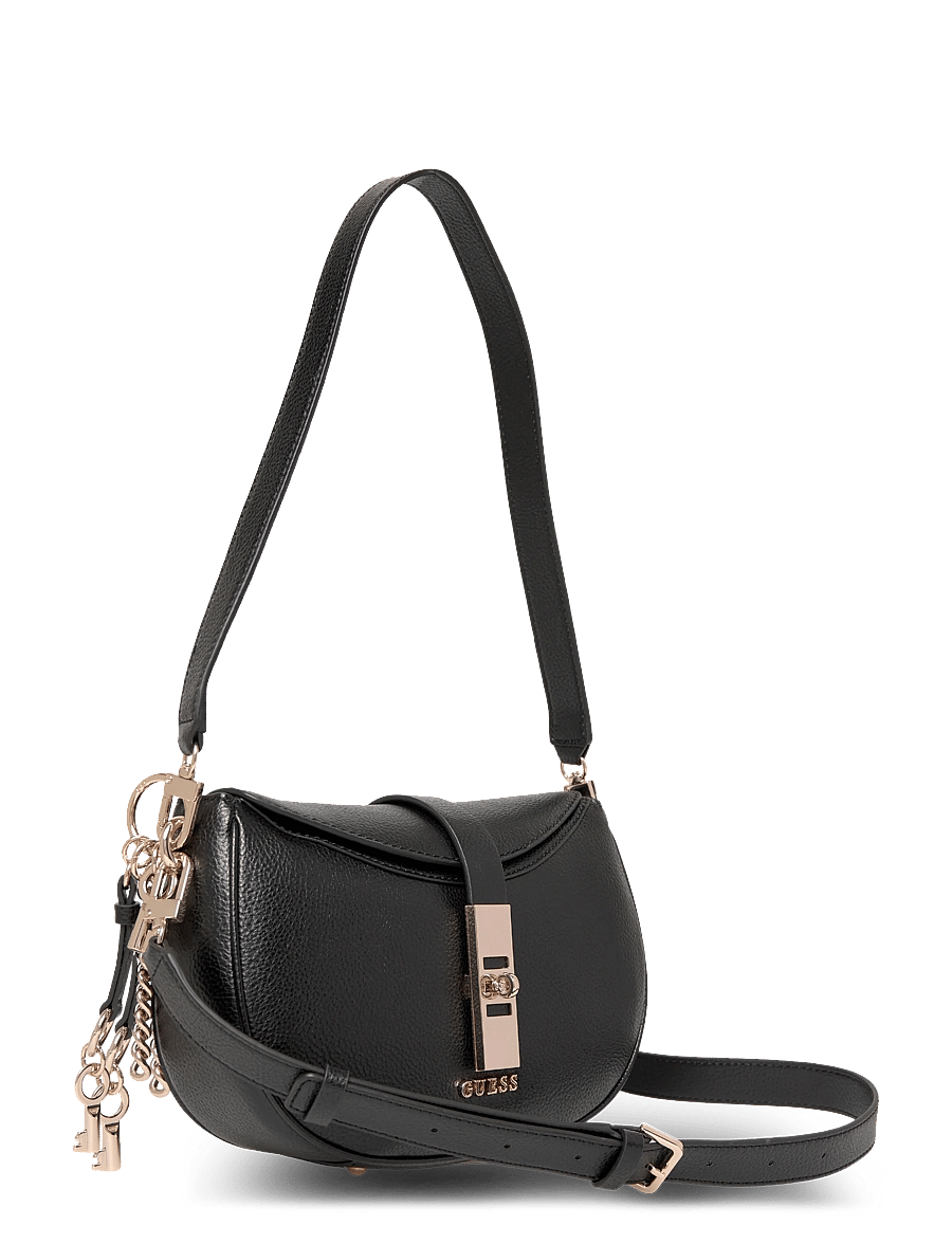 GUESS - BROOKE SHOULDER BAG - alltags-style - black - 2