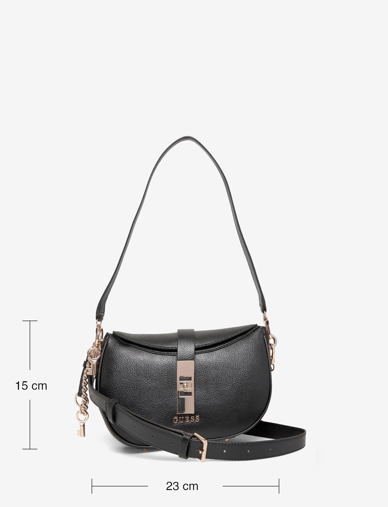 GUESS - BROOKE SHOULDER BAG - særlige begivenheder - black - 3