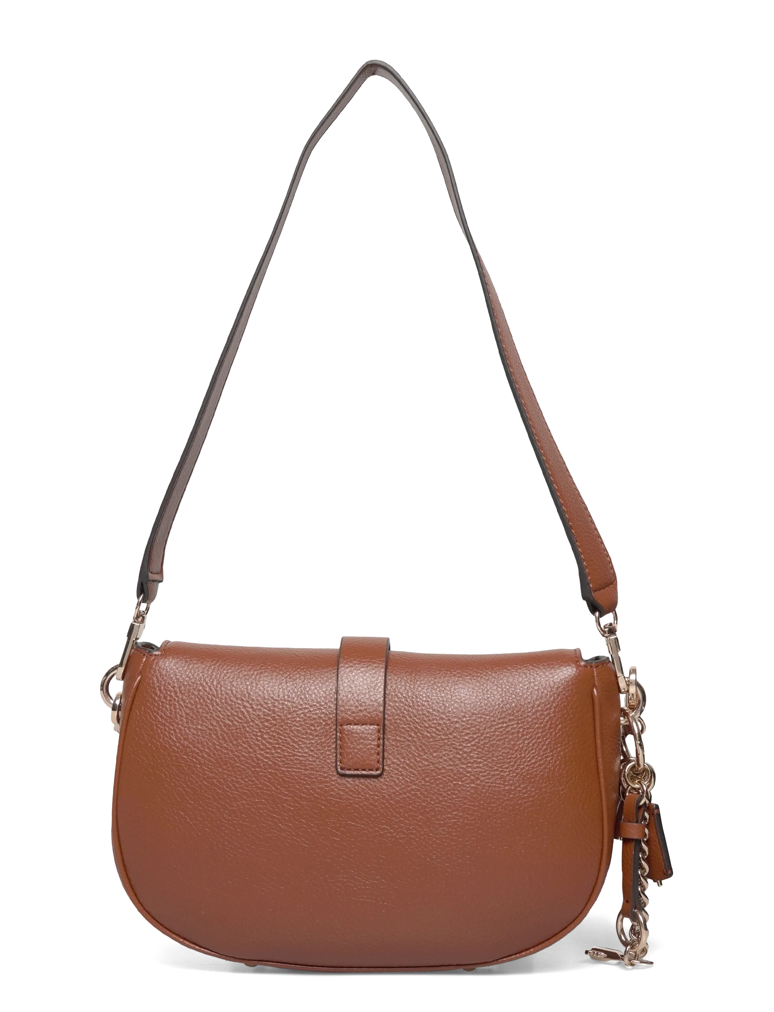 GUESS - BROOKE SHOULDER BAG - hverdags stil - cognac - 1