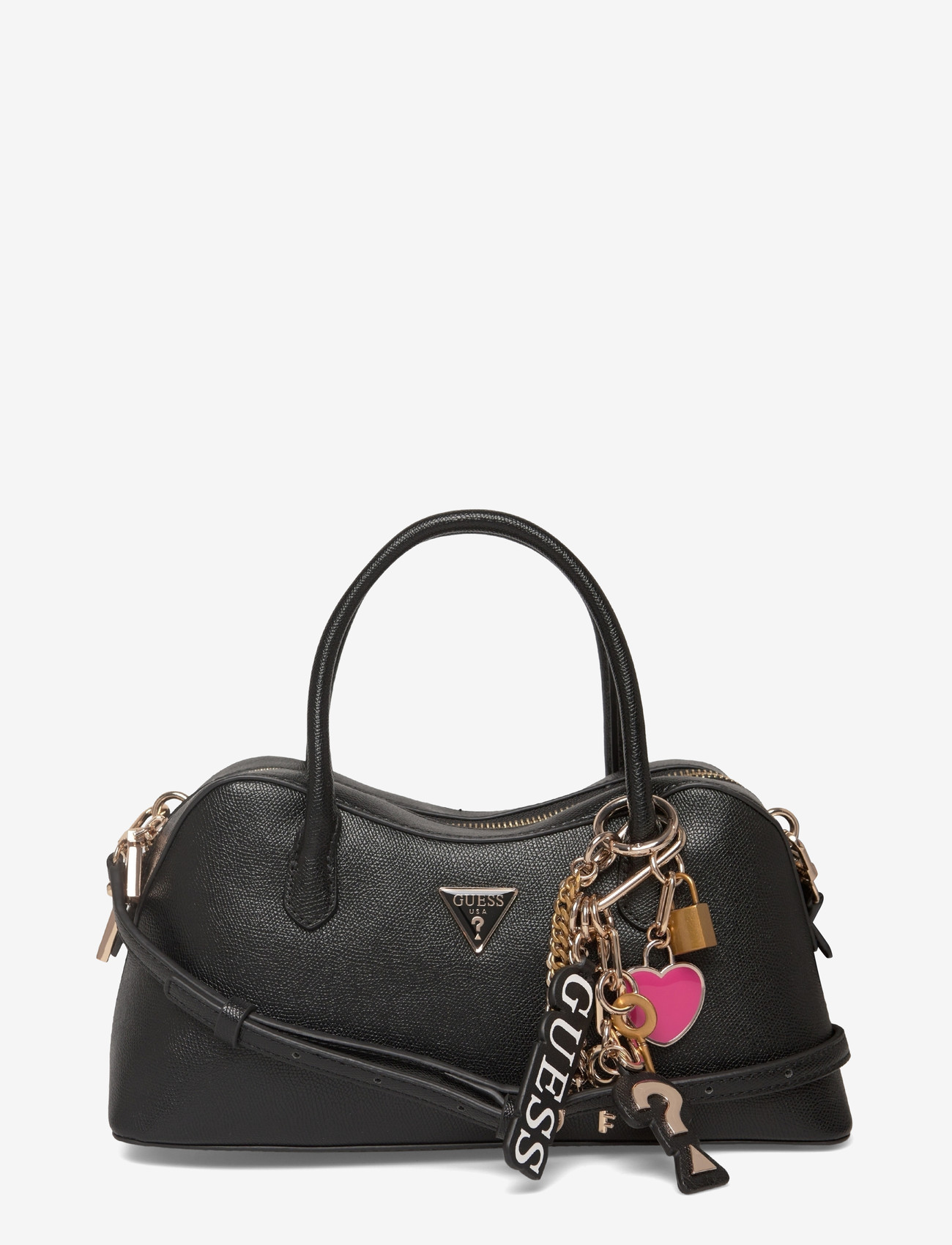 GUESS - DAVINA SATCHEL - fødselsdagsgaver - black - 0
