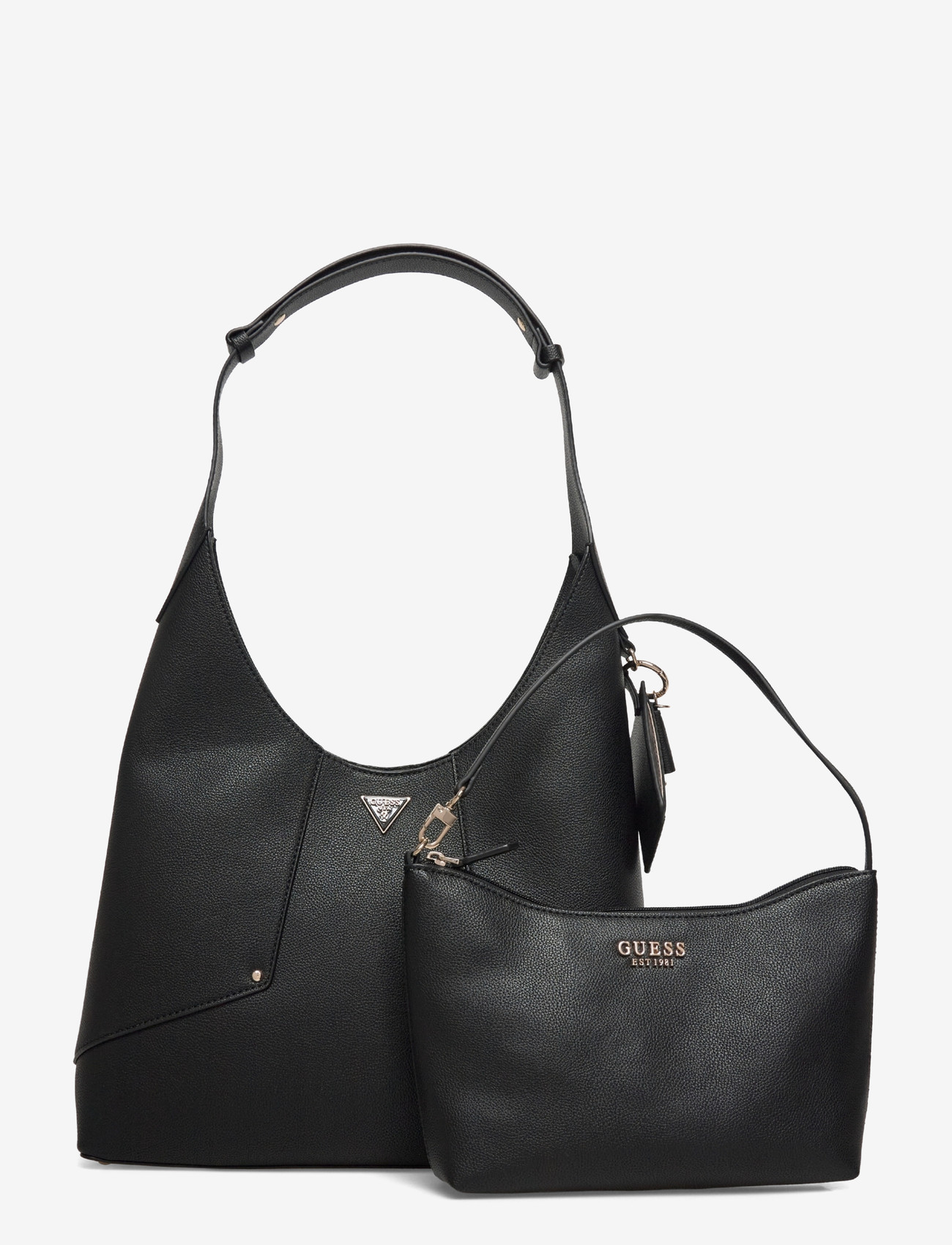 GUESS - DARCY HOBO - handbags - black - 0