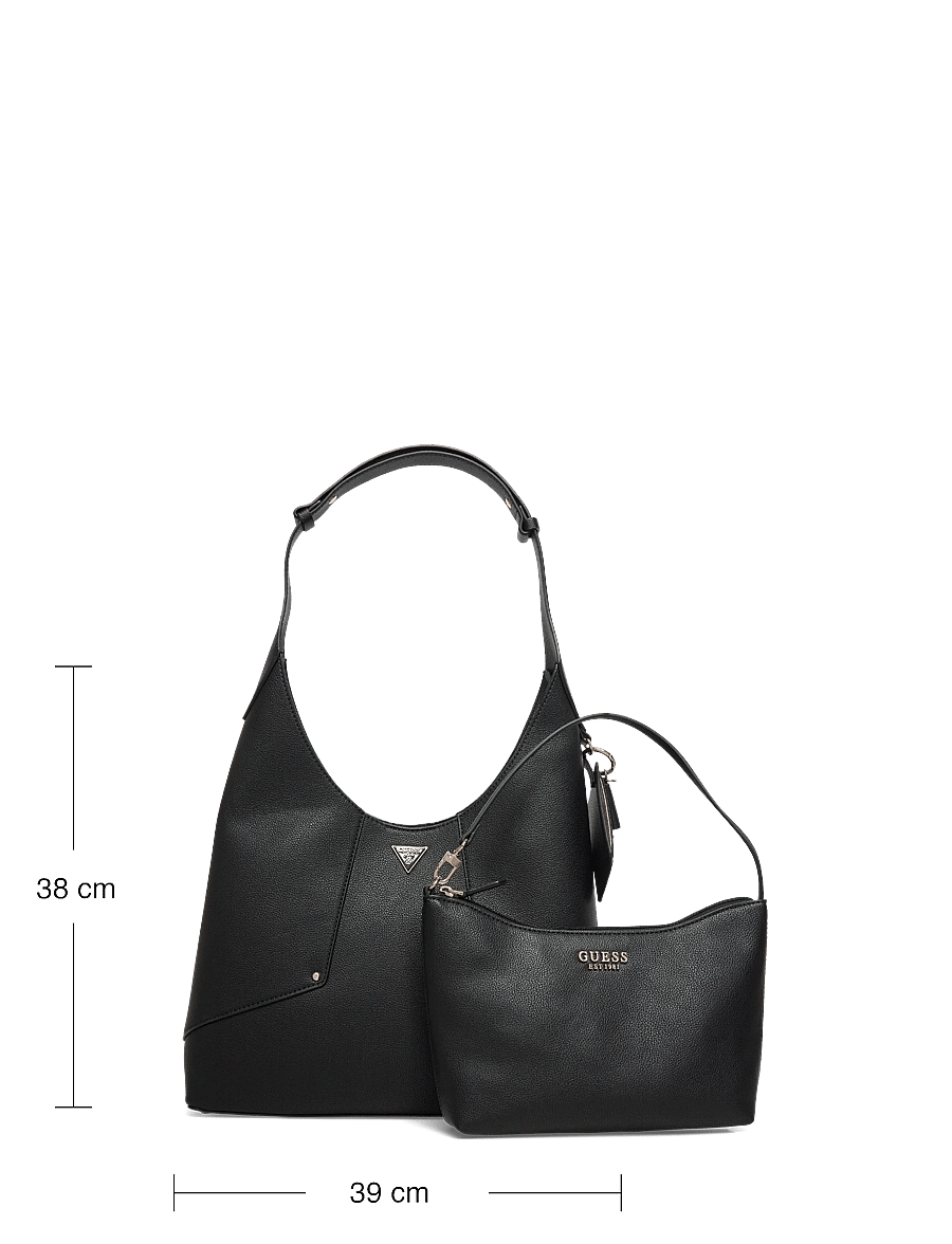 GUESS - DARCY HOBO - handtaschen - black - 3