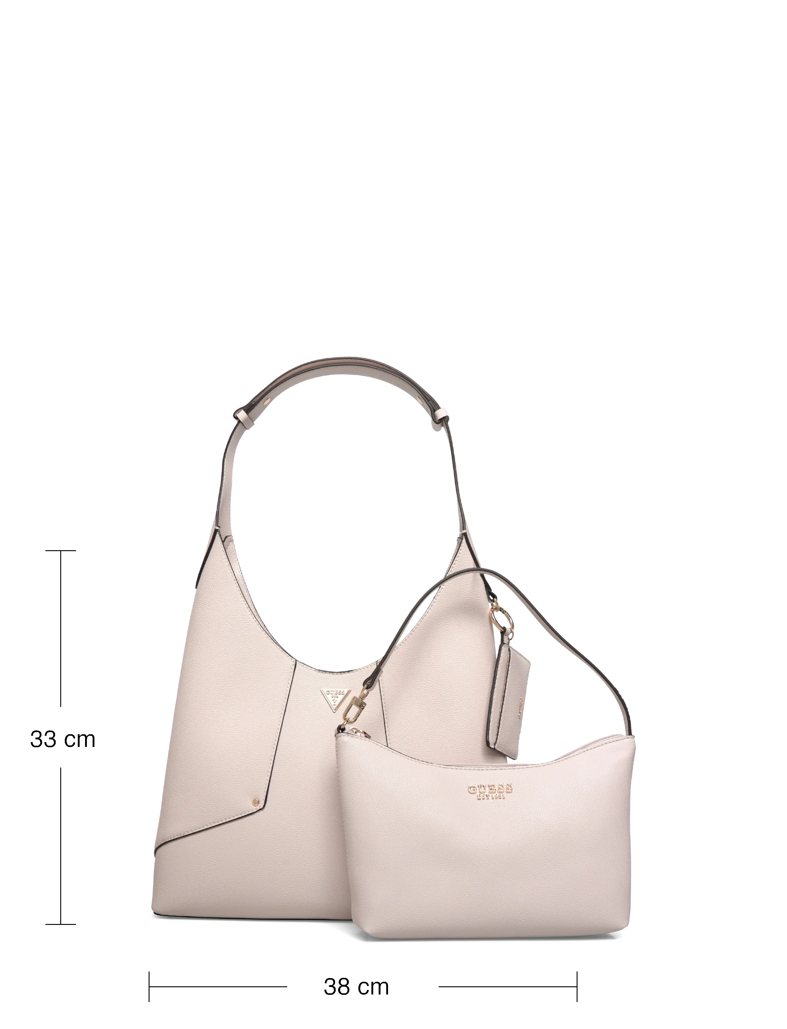 GUESS - DARCY HOBO - håndtasker - stone - 3