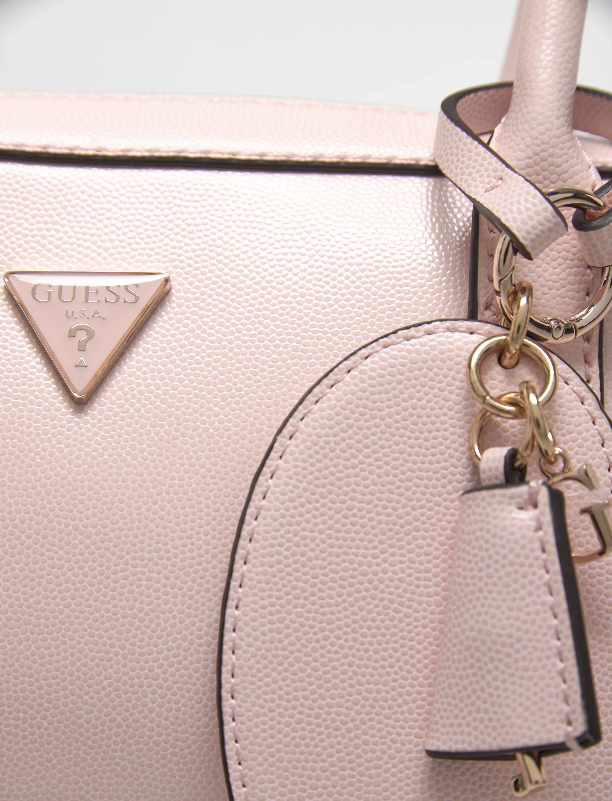 GUESS - ISOBEL SML SHOULDER SATCHEL - alltags-style - light rose - 4