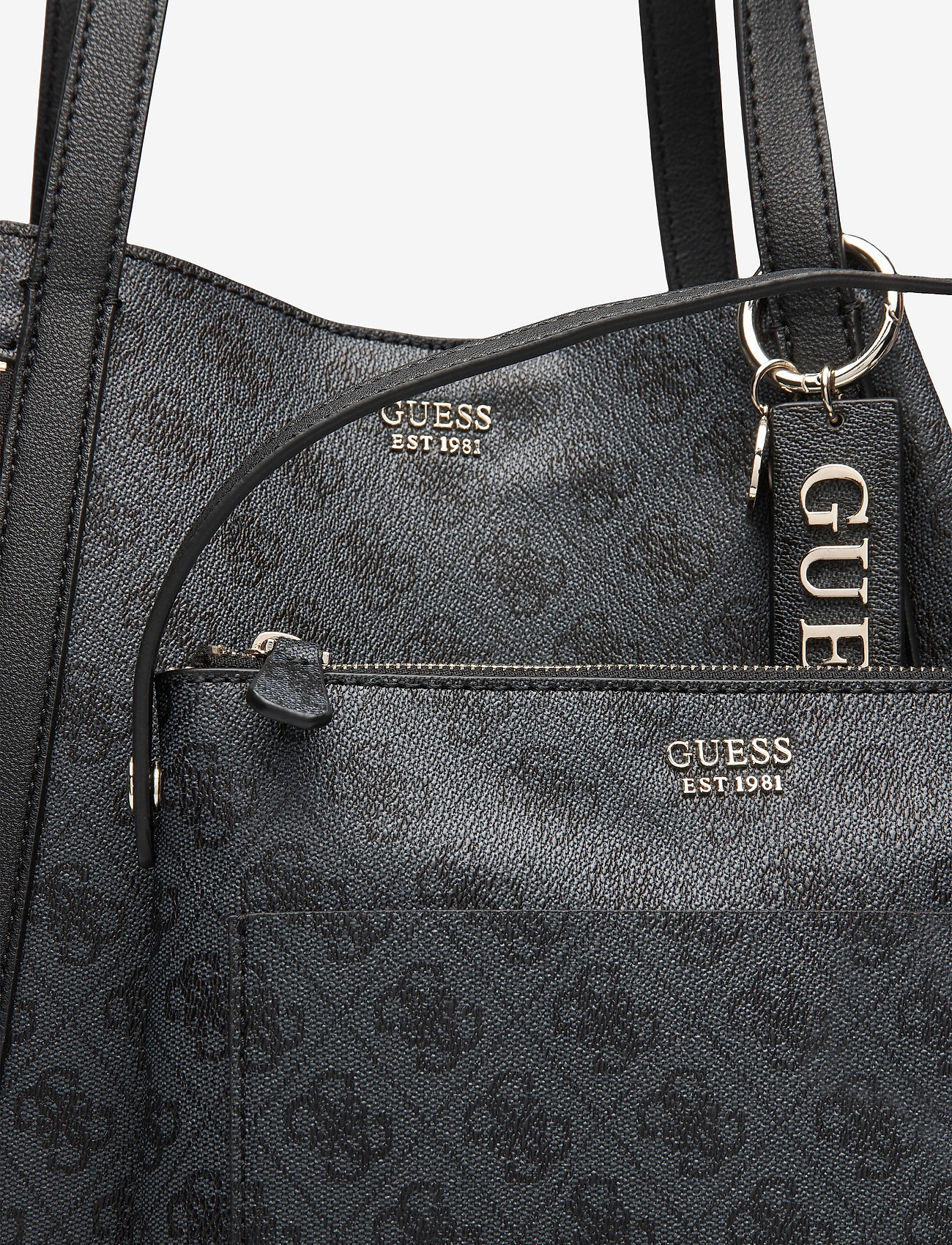 GUESS - NAYA TRAP TOTE - coal - 4