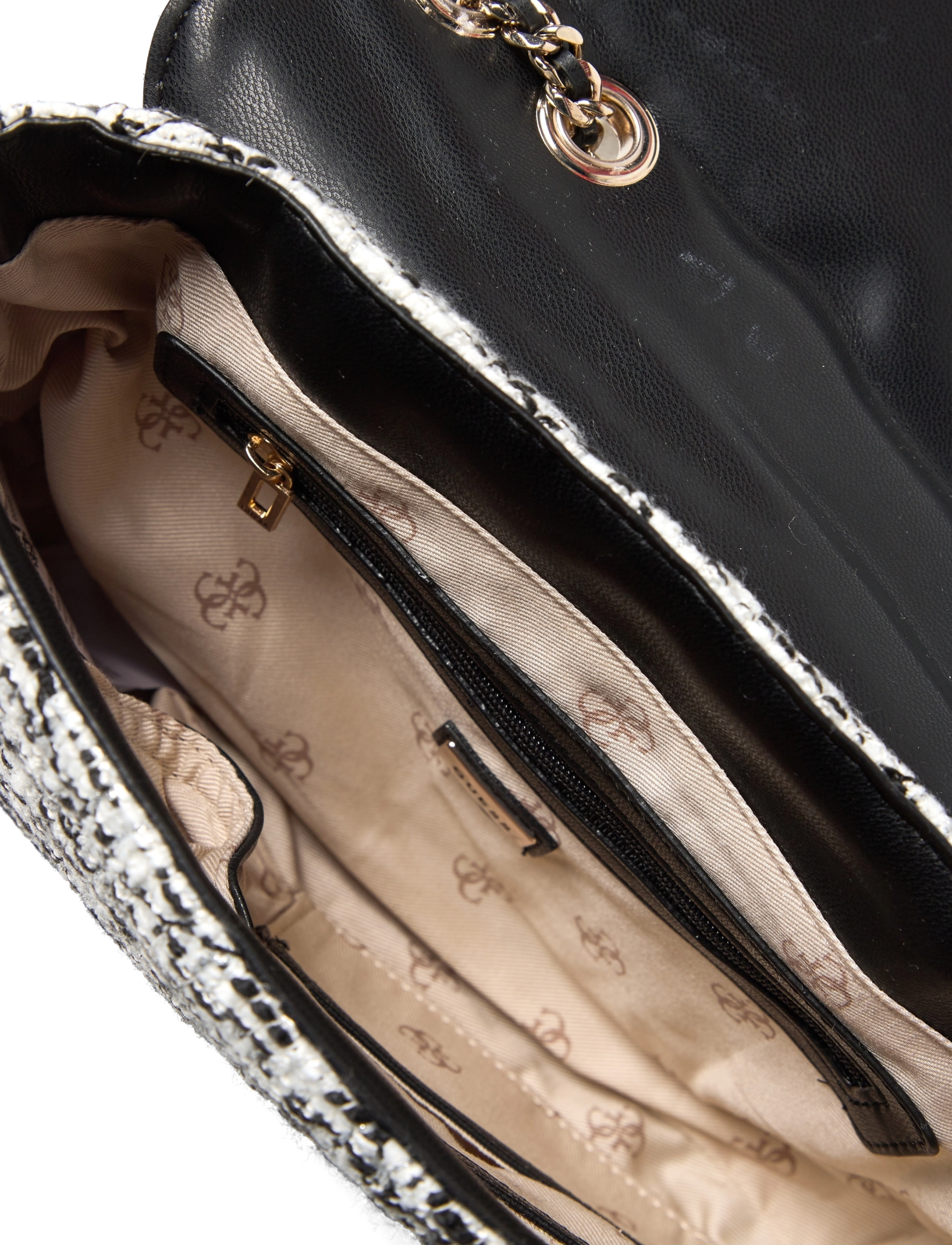 GUESS - CESSILY CONVERTIBLE XBODY FLAP - black/white - 4
