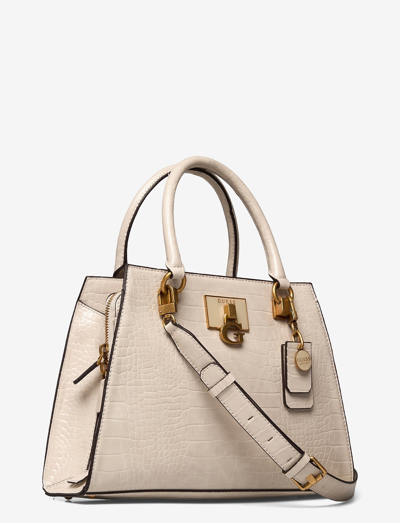 GUESS - STEPHI GIRLFRIEND SATCHEL - eggshell - 2