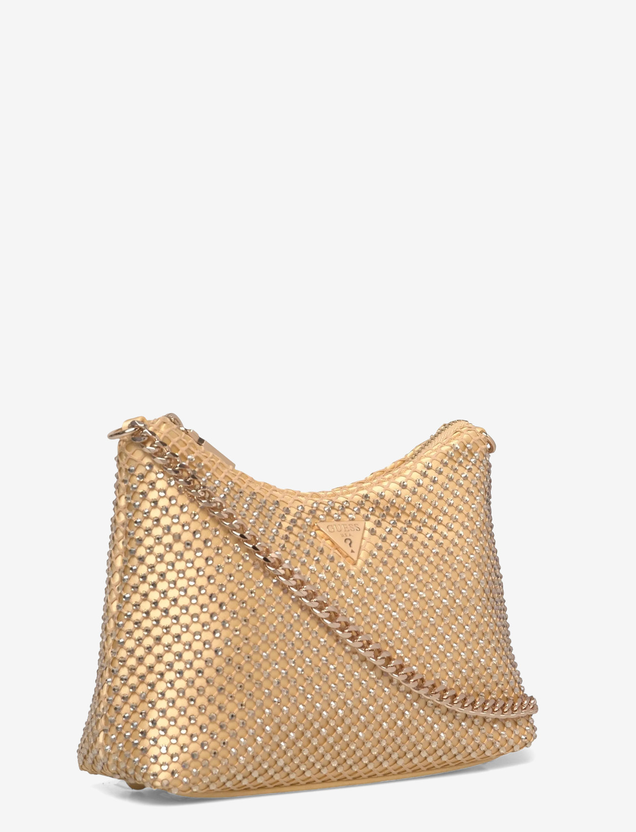 GUESS - ZALINA TOP ZIP SHOULDER BAG - særlige begivenheder - gold - 2