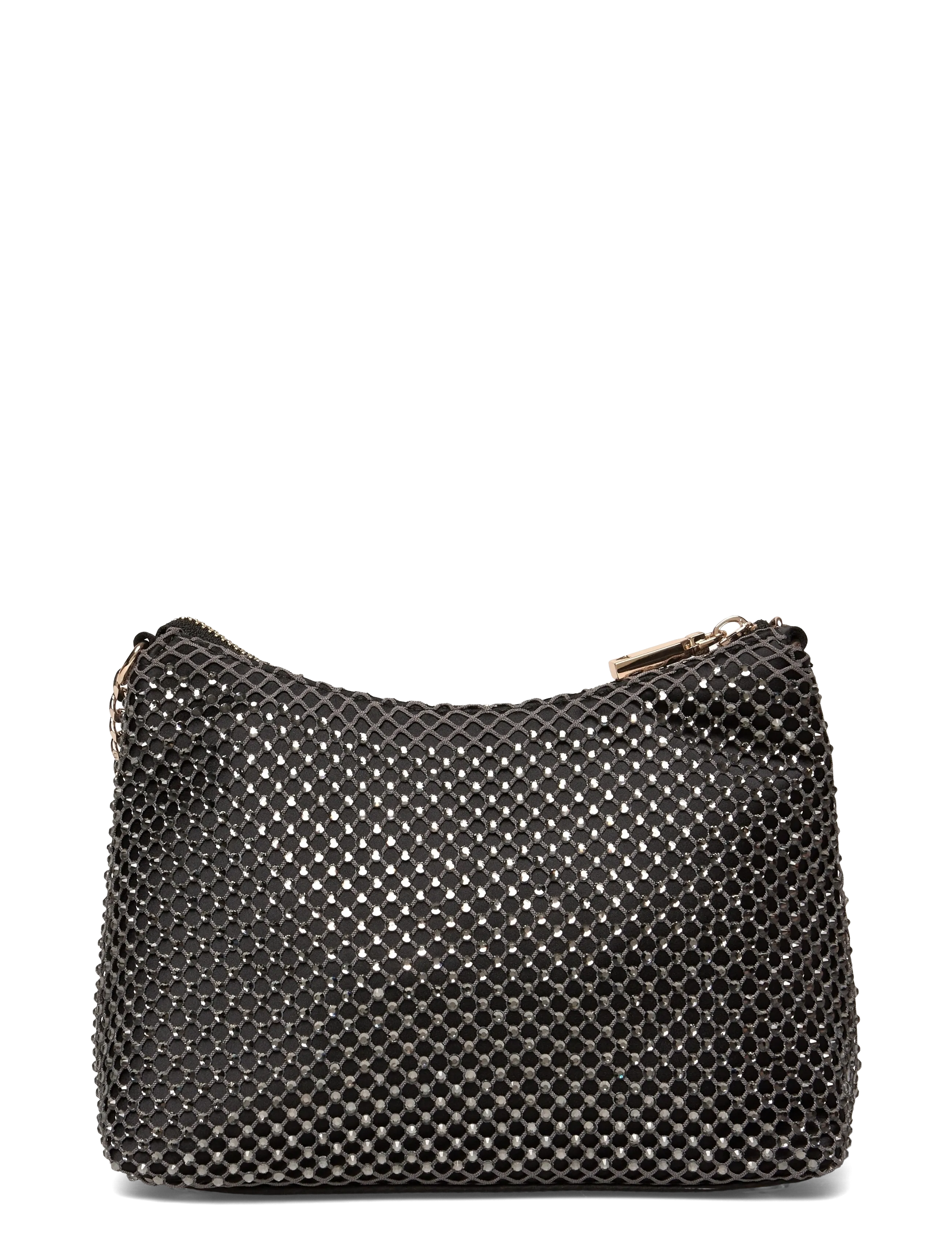 GUESS - ZALINA TOP ZIP SHOULDER BAG - skuldertasker - pewter - 1