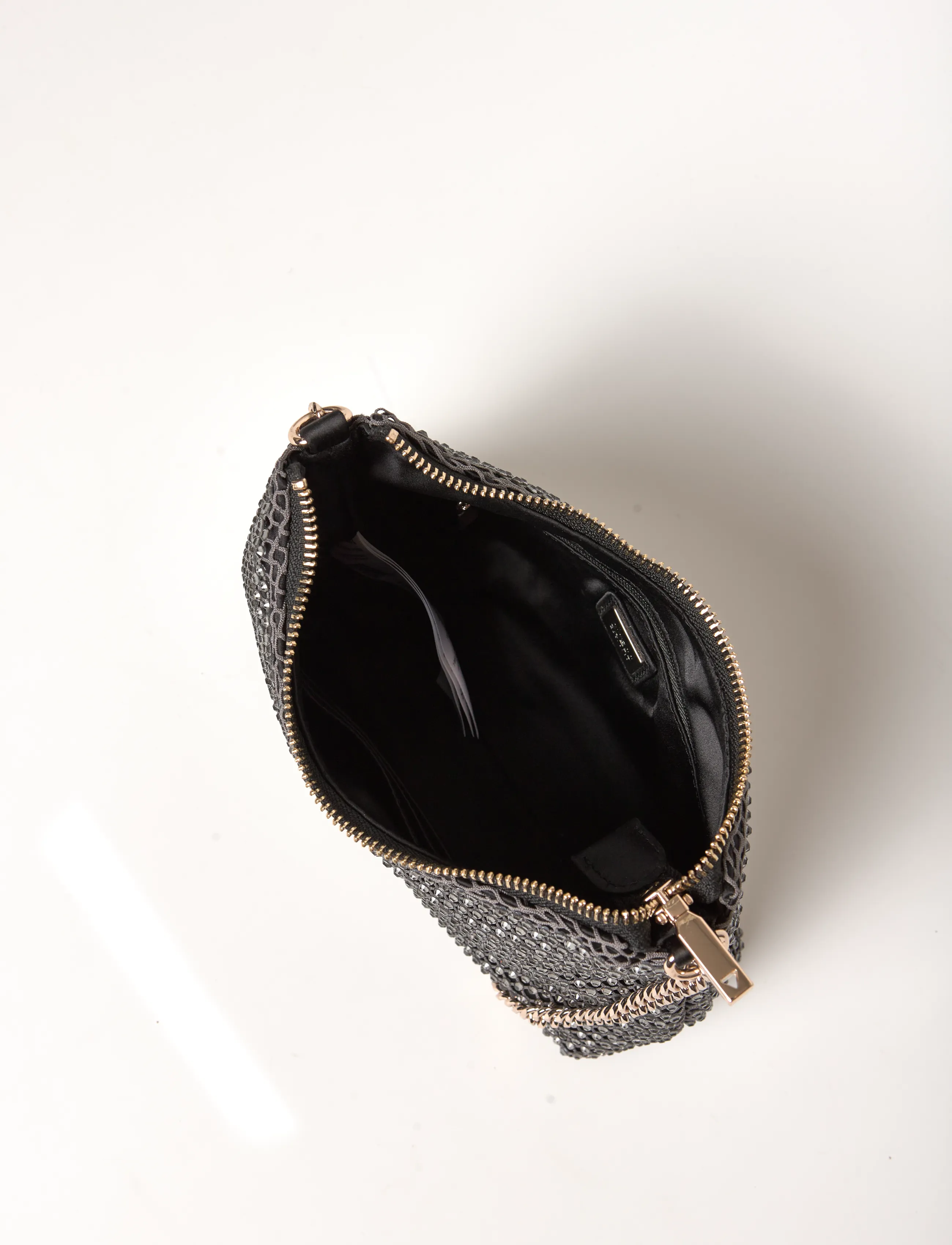 GUESS - ZALINA TOP ZIP SHOULDER BAG - skuldertasker - pewter - 4
