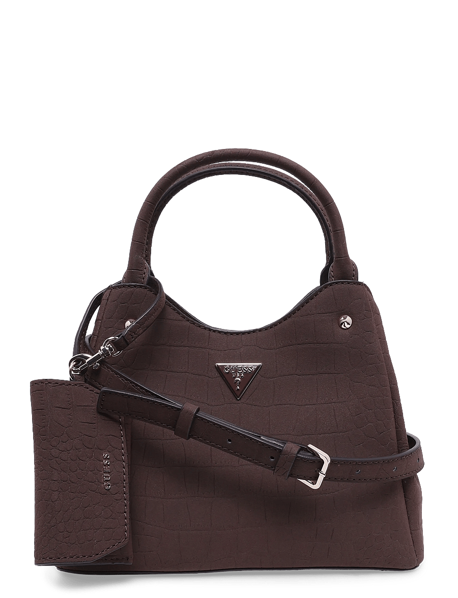 GUESS - LORELLA SMALL GIRLFRIEND TOTE - tote bags - espresso - 0