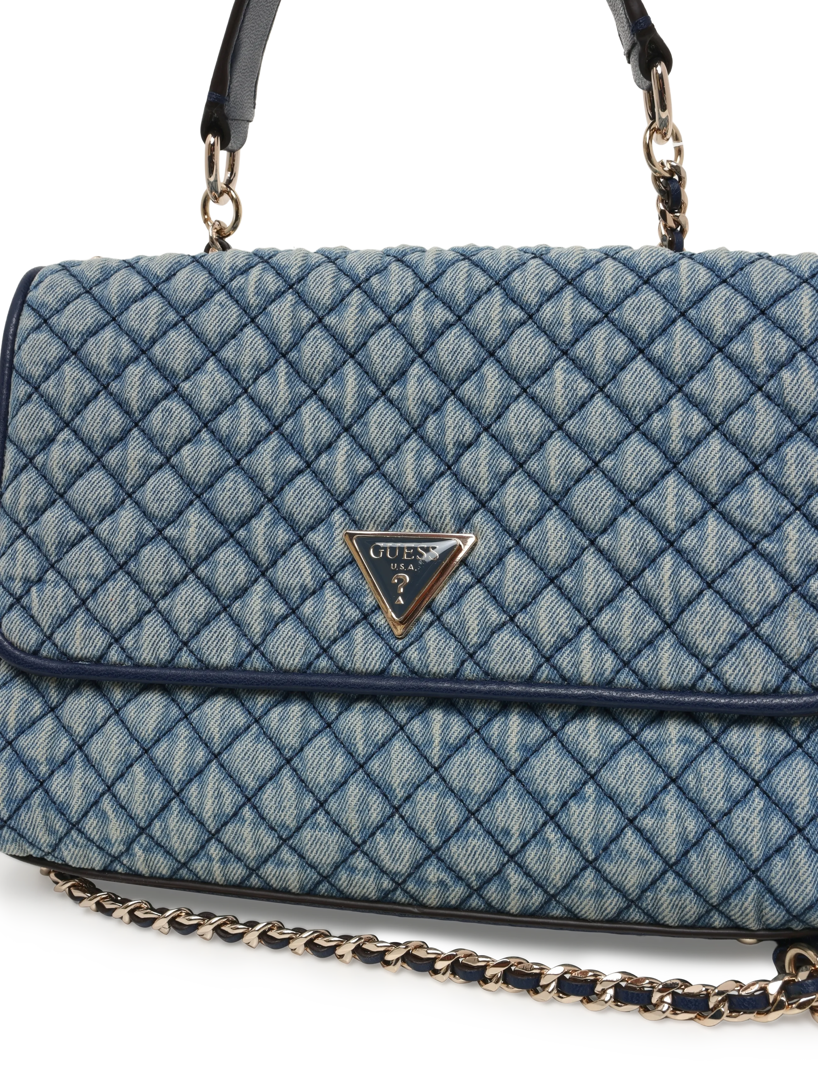 GUESS - GIULLY II 2 COMP CNVRTBLE FLAP - speciella tillfällen - denim - 2