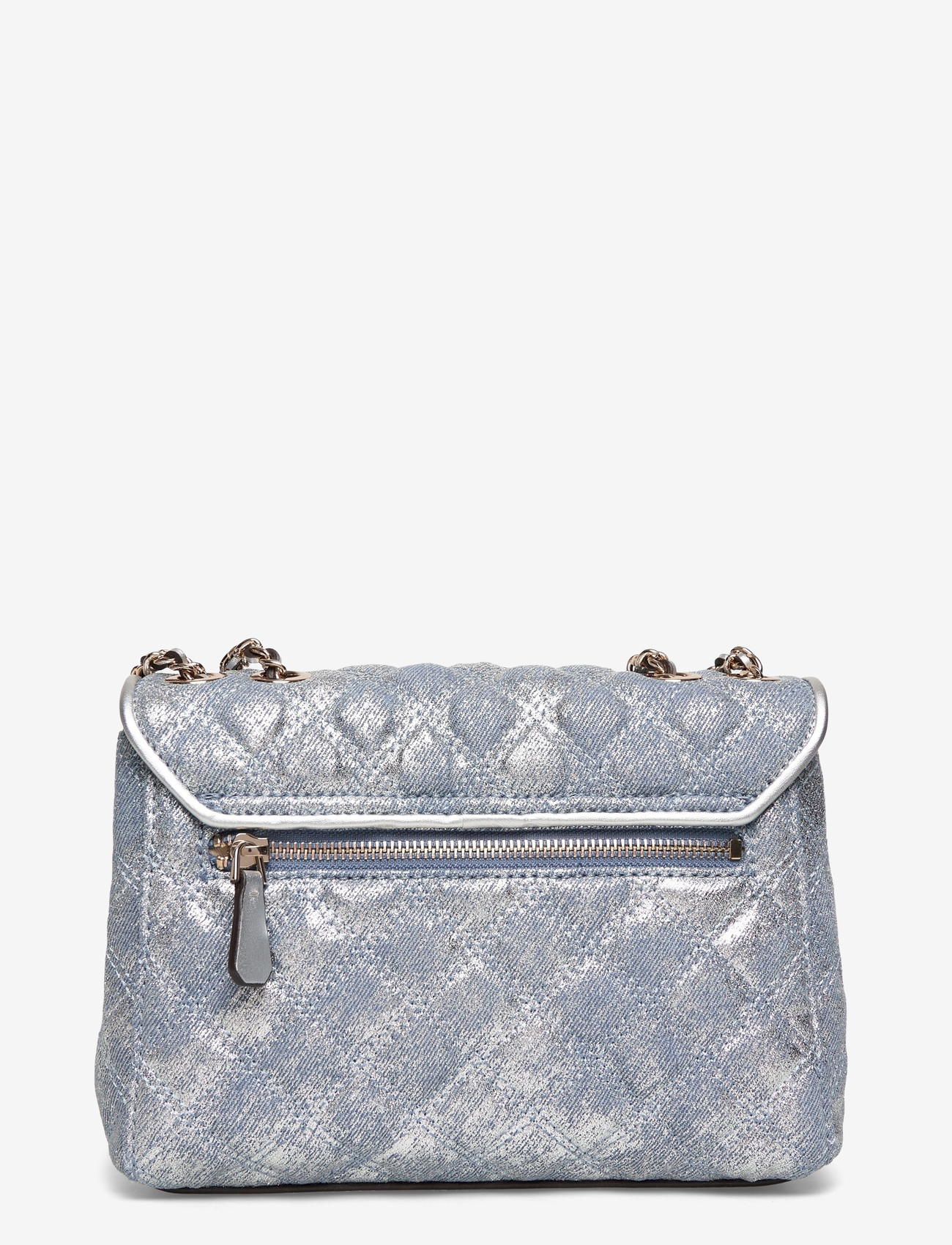 GUESS - GIULLY II 2 COMP CNVRTBLE FLAP - everyday style - metallic denim - 1