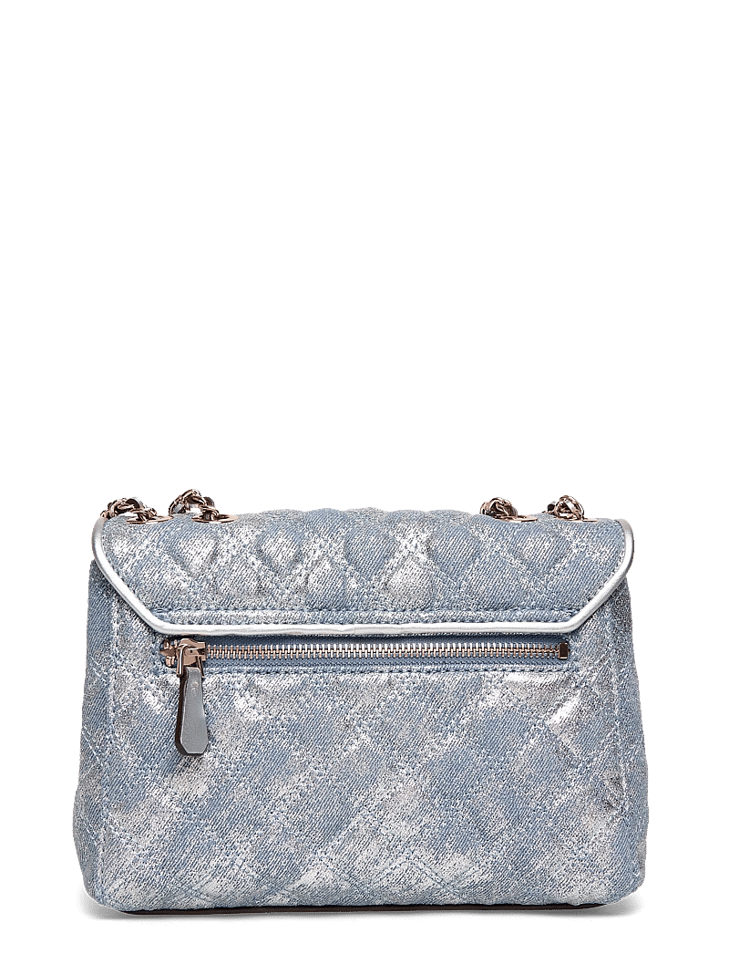 GUESS - GIULLY II 2 COMP CNVRTBLE FLAP - everyday style - metallic denim - 1