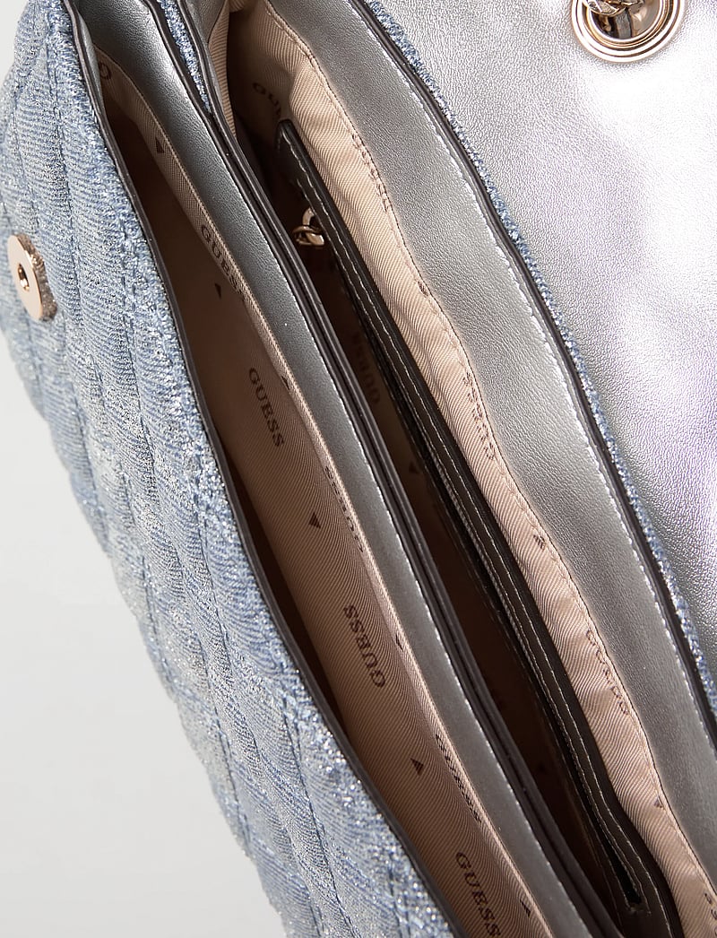 GUESS - GIULLY II 2 COMP CNVRTBLE FLAP - everyday style - metallic denim - 5