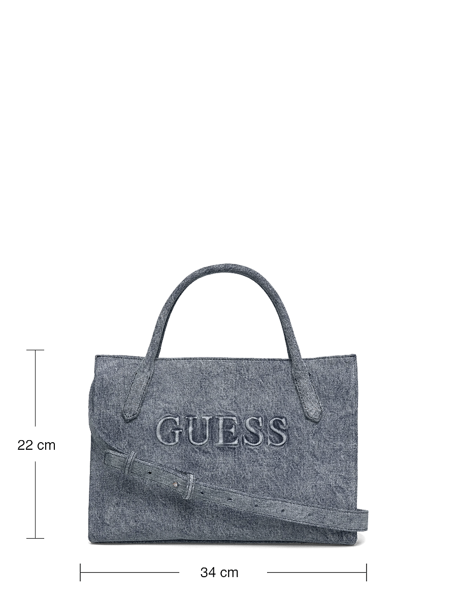 GUESS - JODI TOTE - tote bags - denim - 3