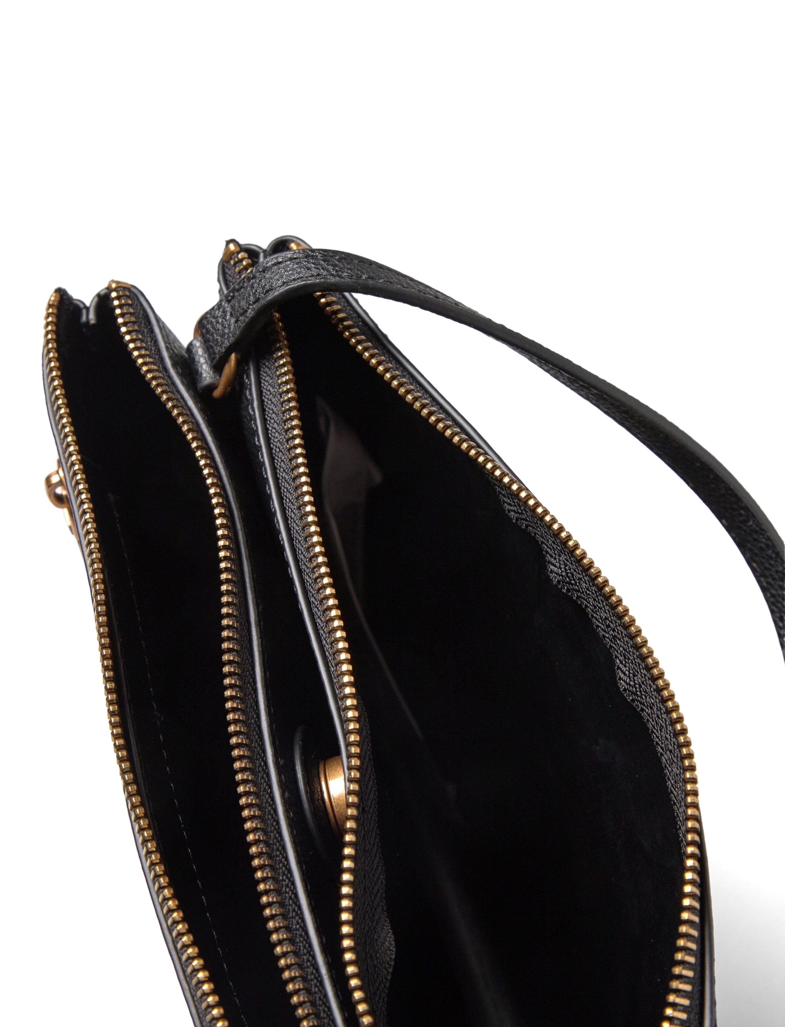 GUESS - NAYA DOUBLE ZIP CROSSBODY - black - 4