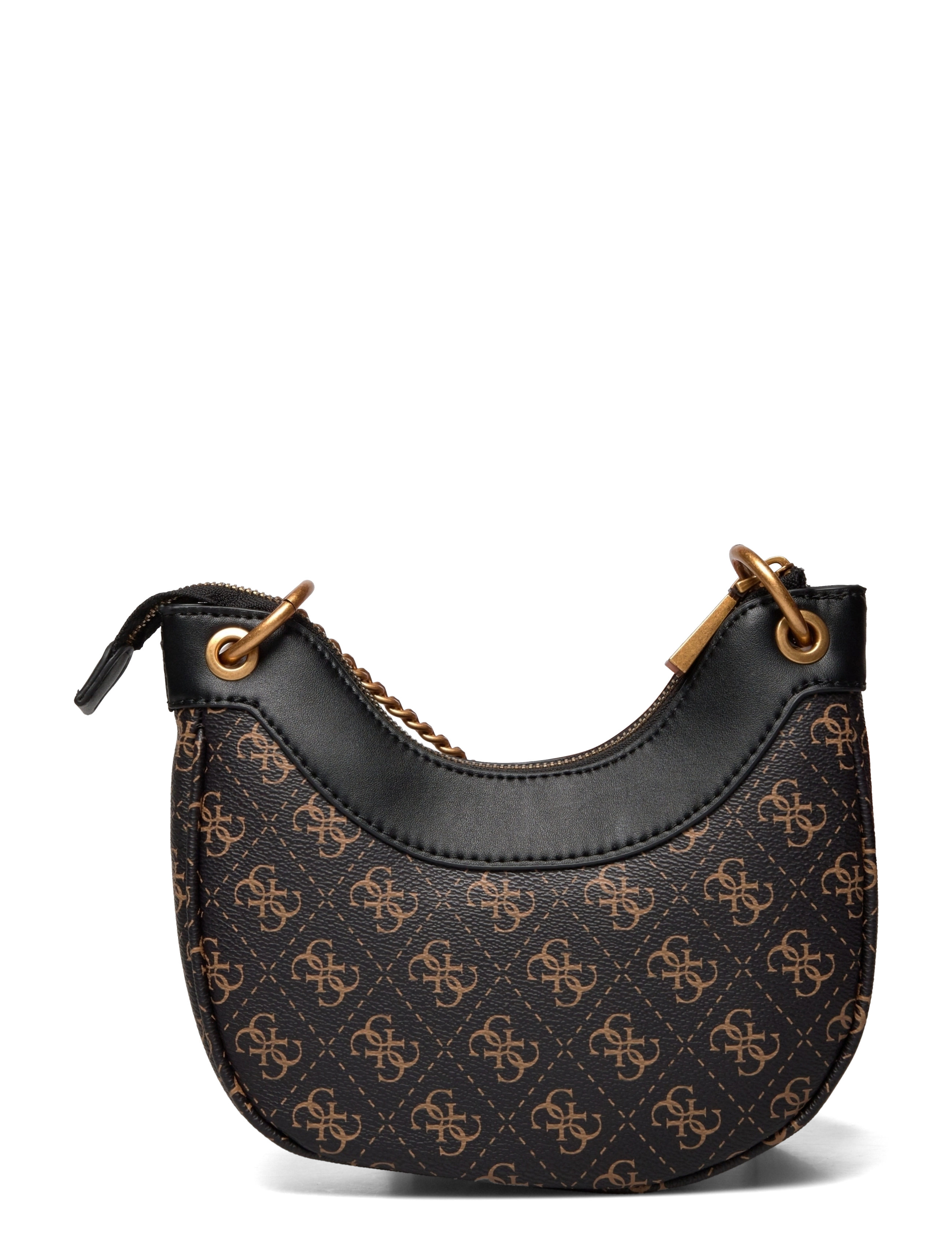 GUESS - KASINTA MINI HOBO - brown logo multi - 1