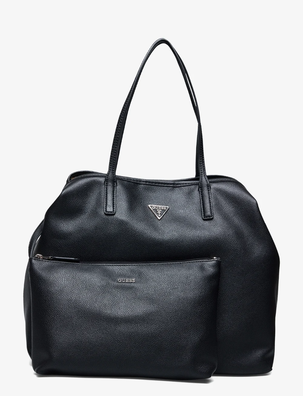 GUESS - VICTTORIA LARGE 2 IN 1 TOTE - shoppere - black - 0