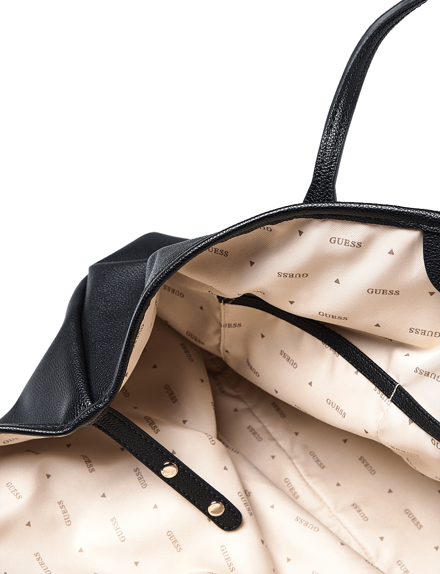 GUESS - VICTTORIA LARGE 2 IN 1 TOTE - shoppers - black - 4