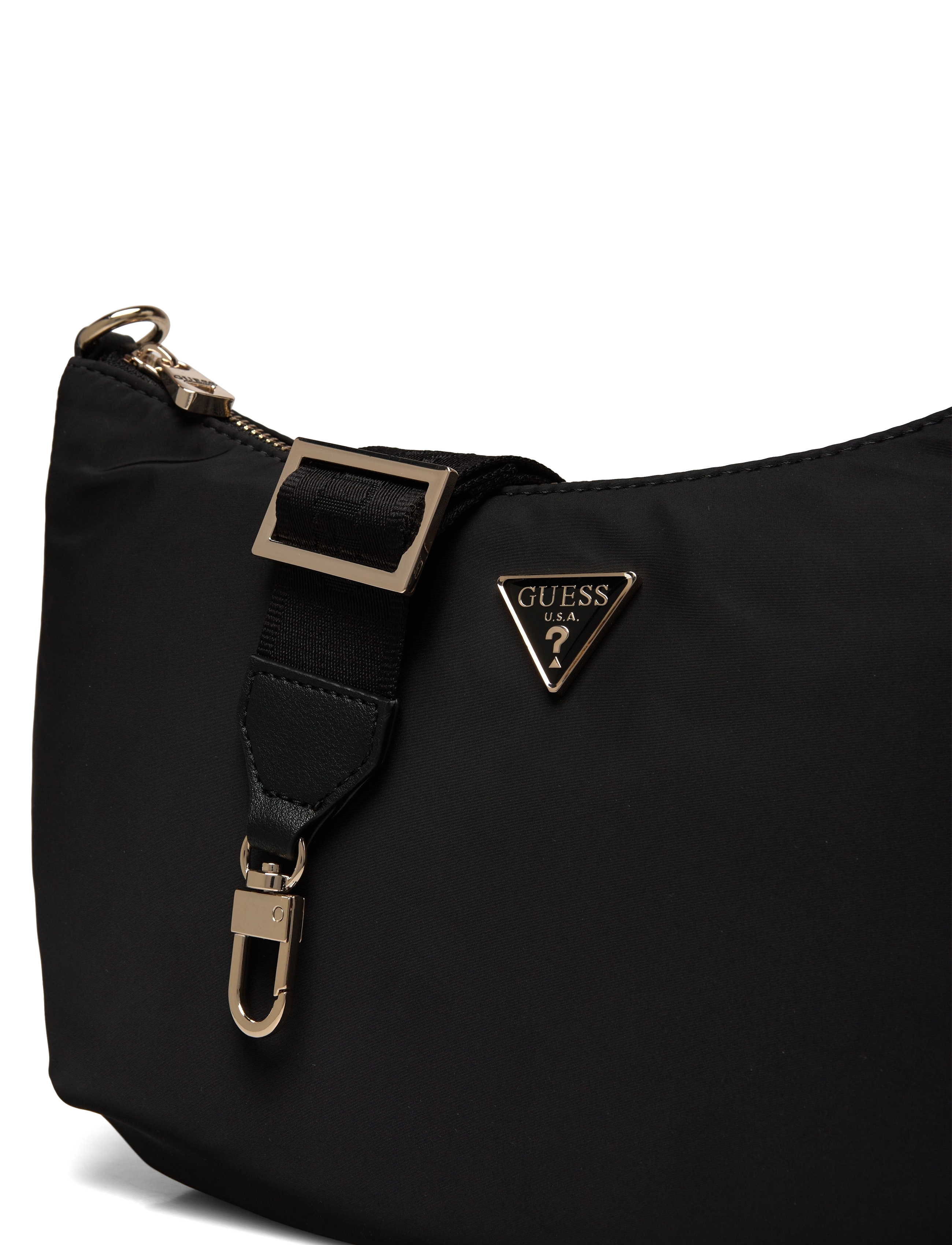 GUESS - ECO GEMMA HOBO SHOULDER BAG - black - 3