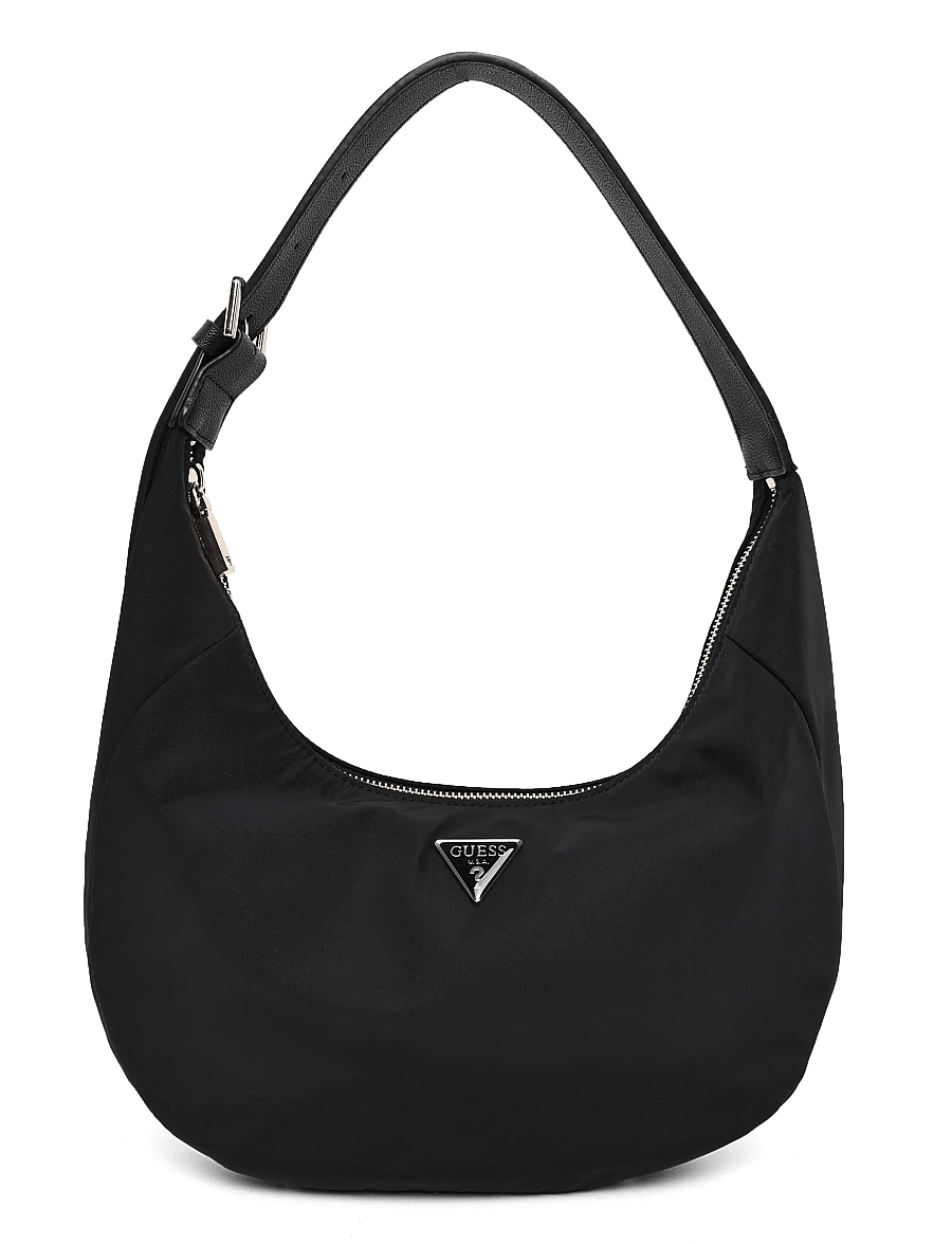 GUESS - ECO GEMMA HOBO - igapäevane stiil - black - 0