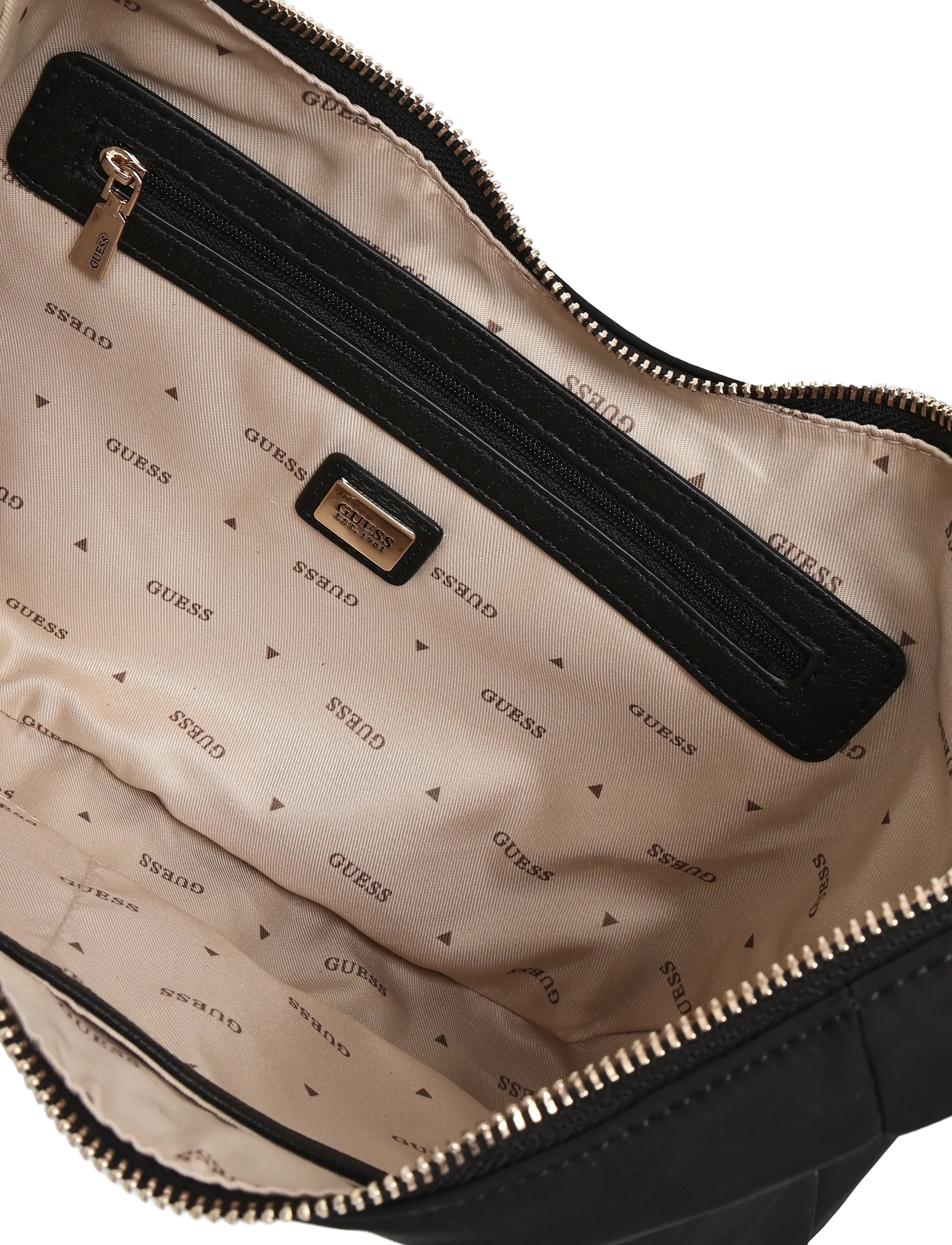 GUESS - ECO GEMMA HOBO - igapäevane stiil - black - 3