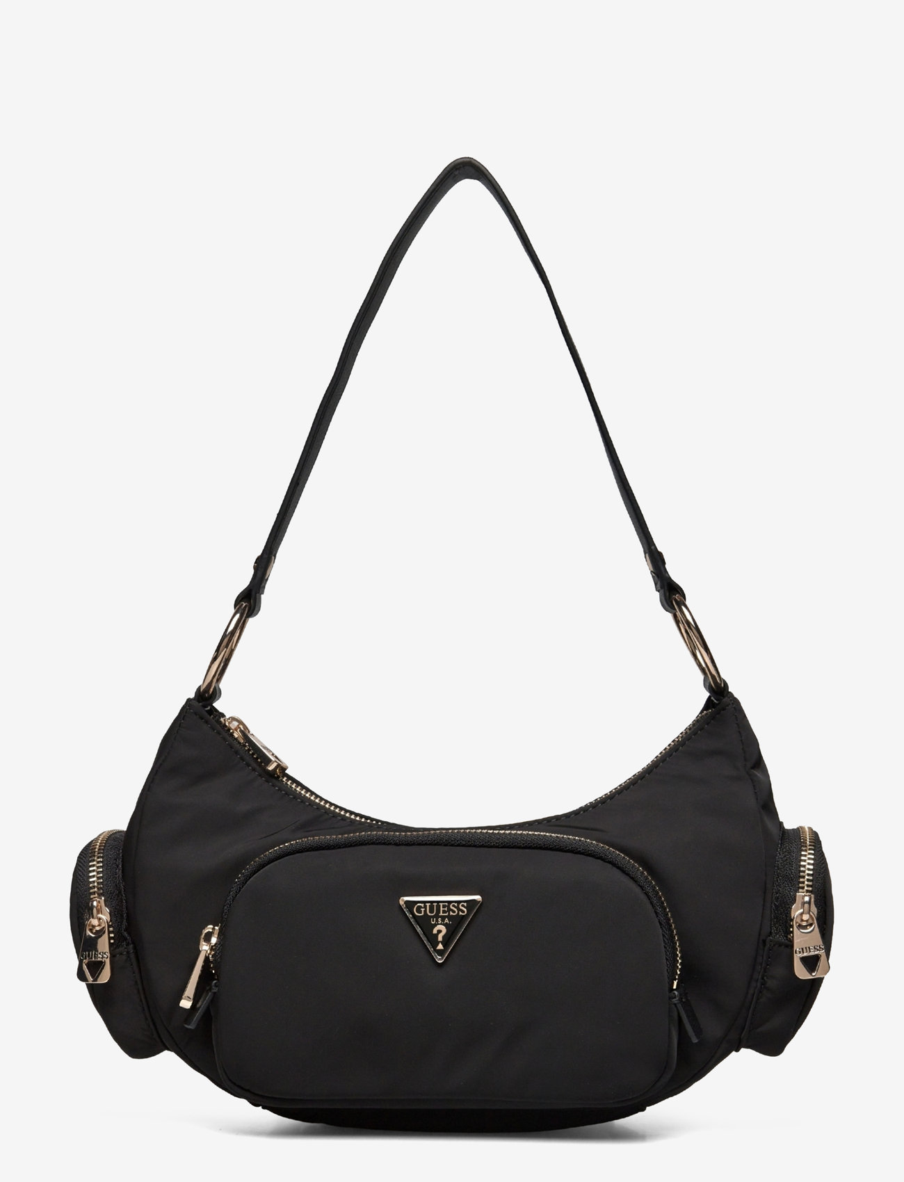 GUESS - ECO GEMMA SHOULDER BAG - geburtstagsgeschenke - black - 0