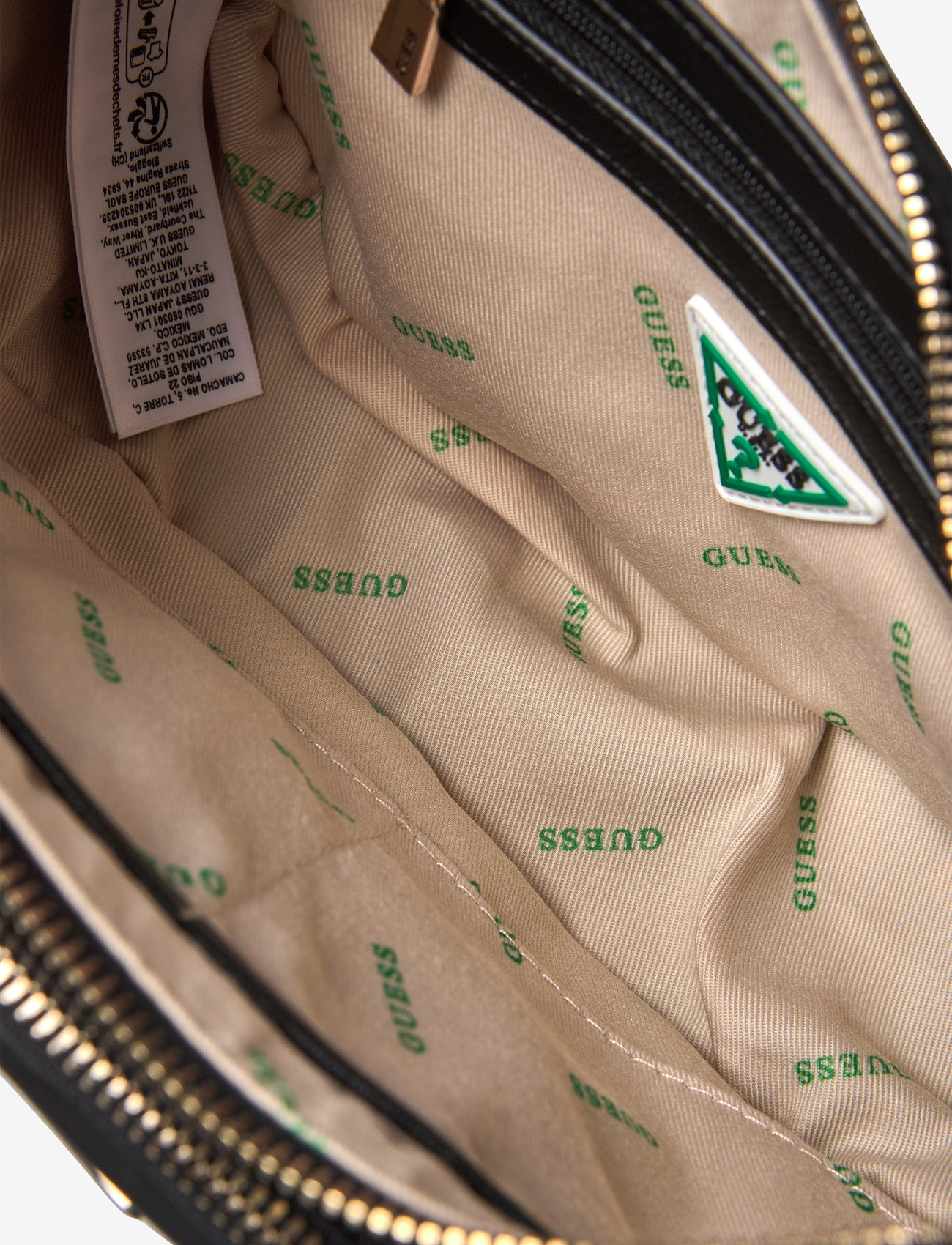 GUESS - ECO GEMMA SHOULDER BAG - geburtstagsgeschenke - black - 4