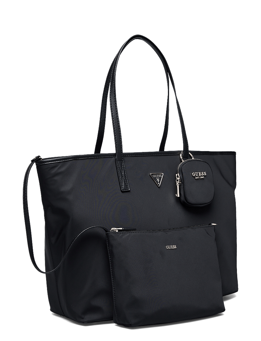 GUESS - ECO GEMMA LARGE TECH TOTE - cabas - black - 2