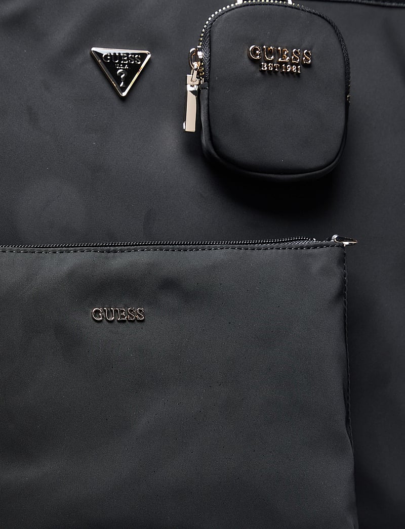 GUESS - ECO GEMMA LARGE TECH TOTE - shoppers - black - 3